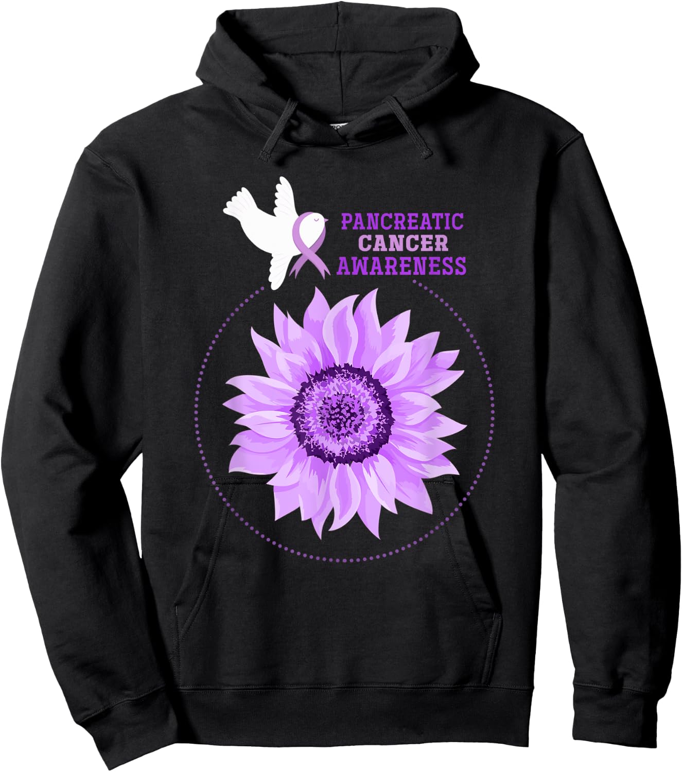 Pancreatic Cancer Awareness Hoodie - Hoodie | Black