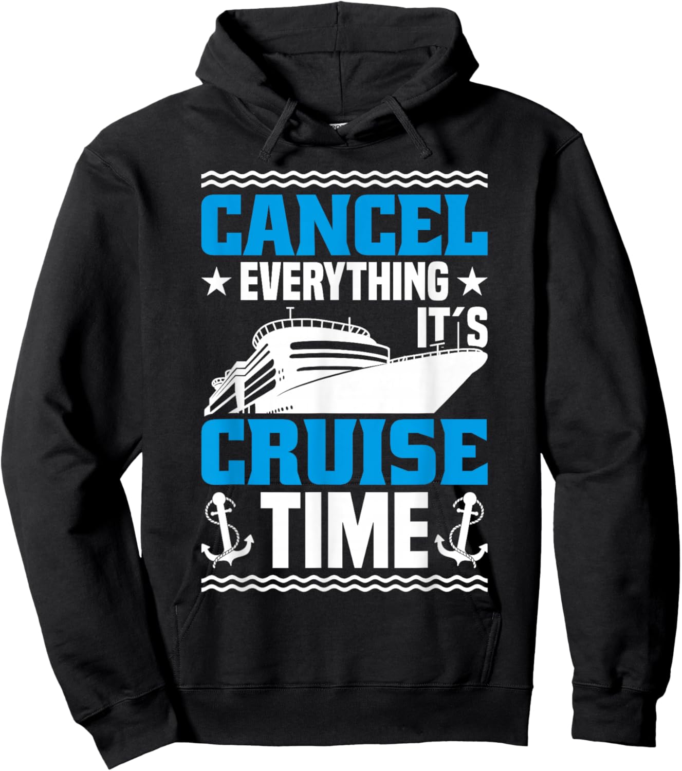 Cruising Ship Vacation Party & Family Cruising Crew Cruise Hoodie - Hoodie | Black
