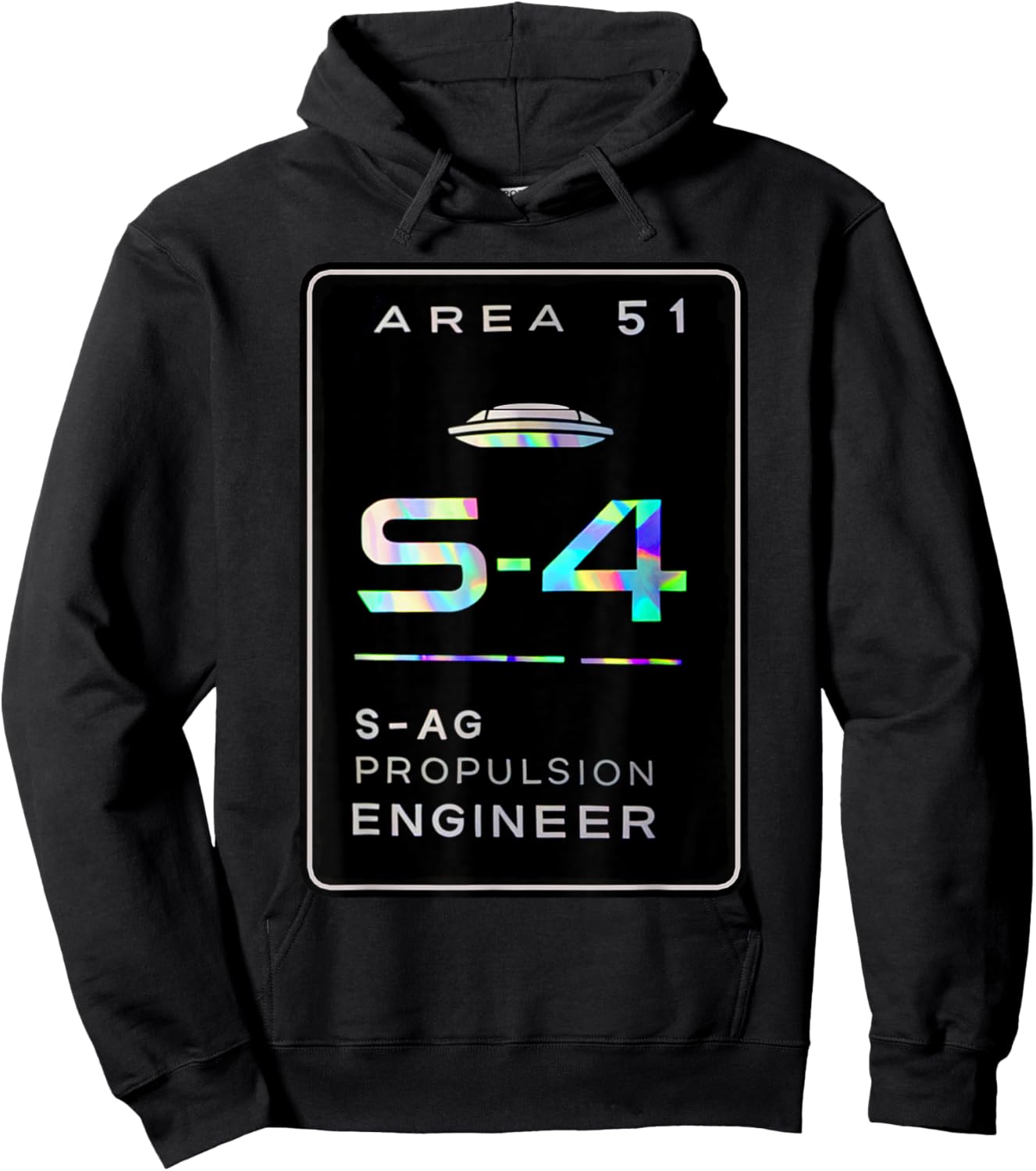 Conceptual Area 51 Area S4 Anti-Gravity Propulsion Engineer Hoodie - Hoodie | Black