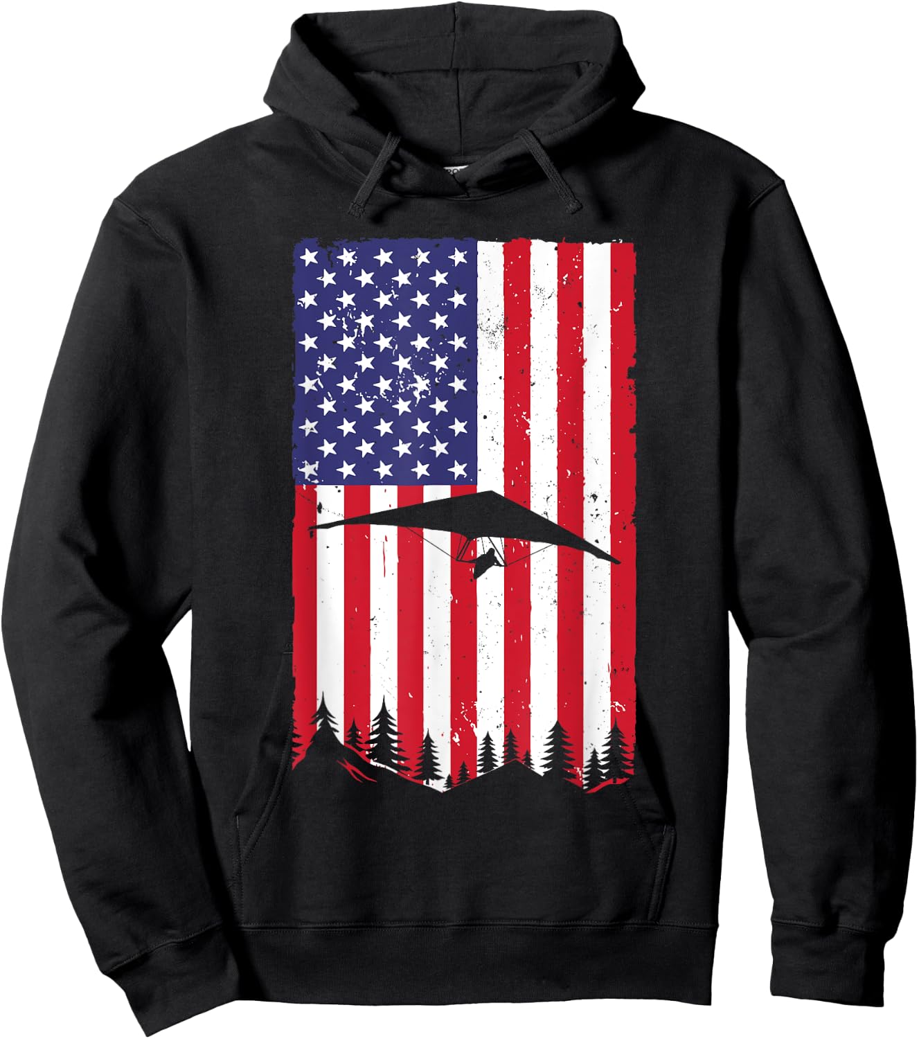Cool Hang Glider Art Women Hang Gliding Lover Hoodie - Hoodie | Black