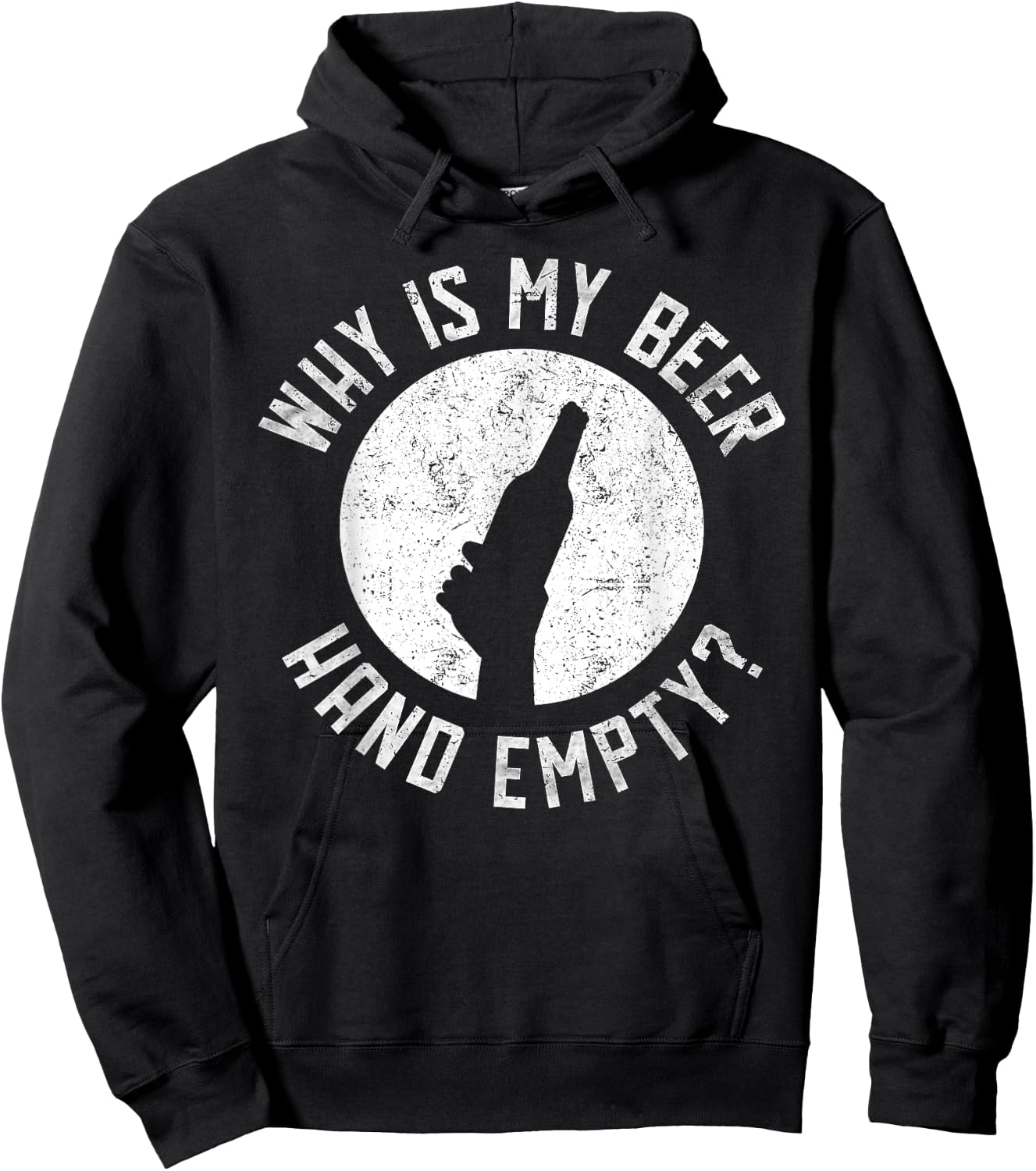 Why Is My Beer Hand Empty Hoodie - Hoodie | Black