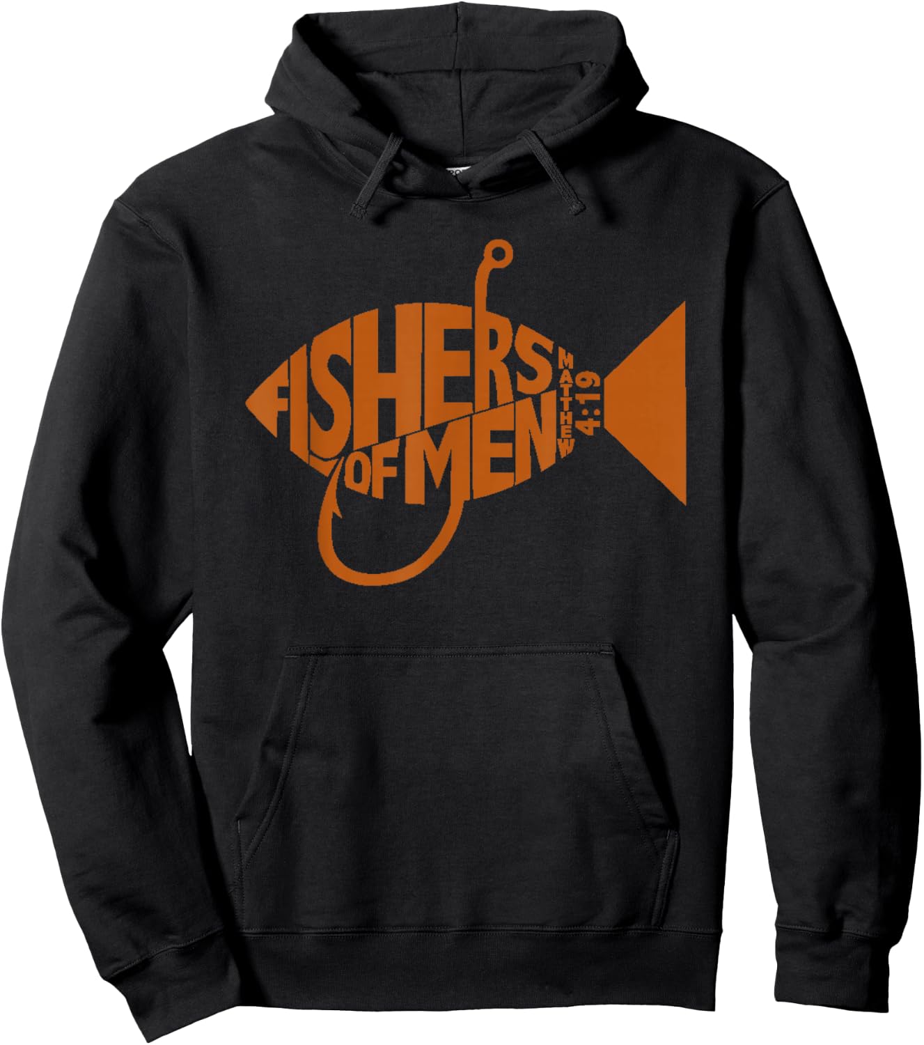 Fishers of Men shirt Christian Gifts Bible Verse Hoodie - Hoodie | Black