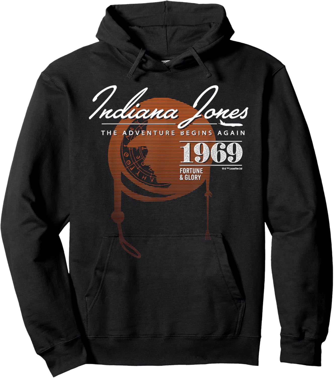 Lucasfilm Indiana Jones and The Dial of Destiny 1969 Again Hoodie - Hoodie | Black