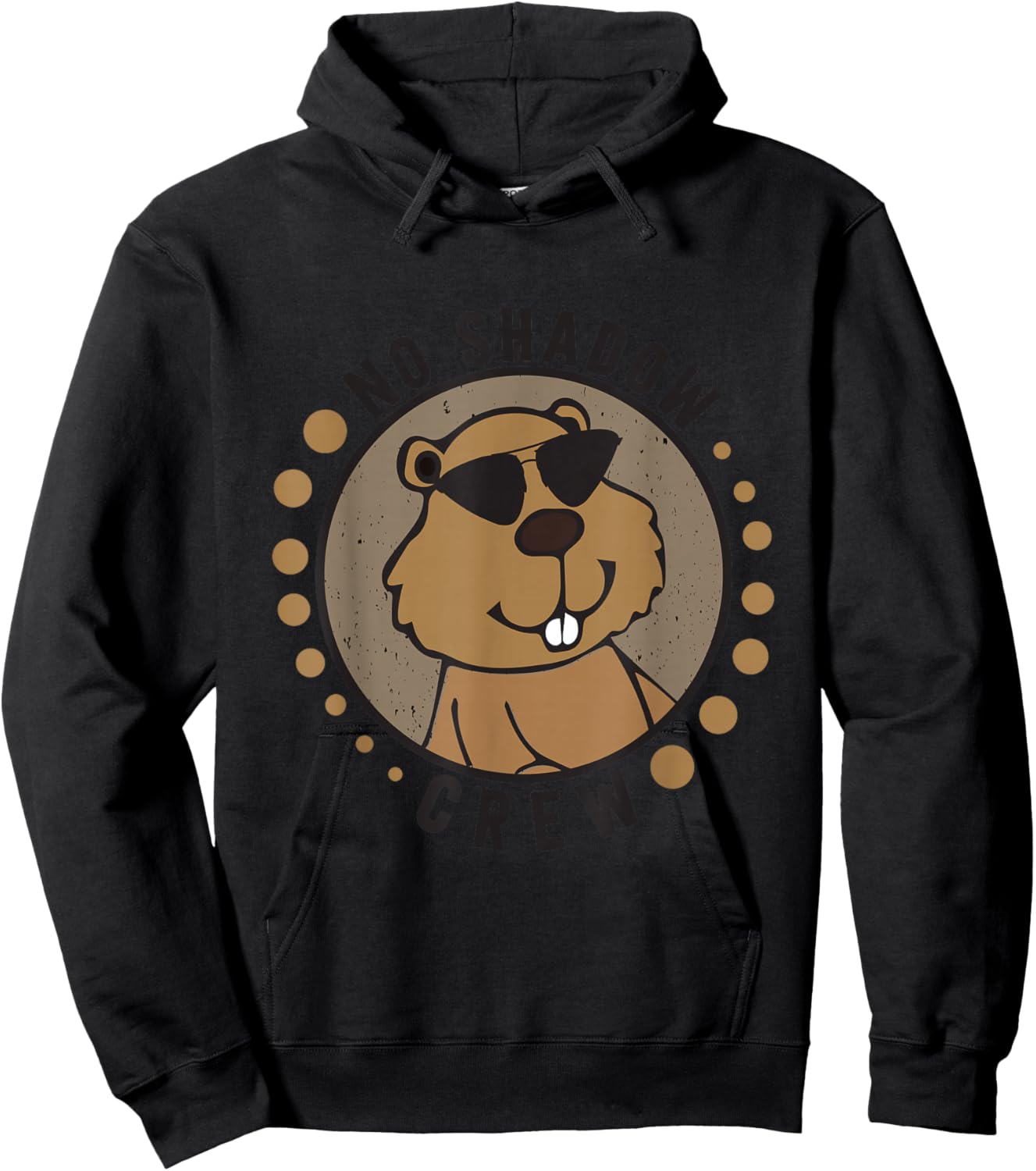 Team No Shadow Crew Groundhog Day 2026 Hoodie - Hoodie | Black