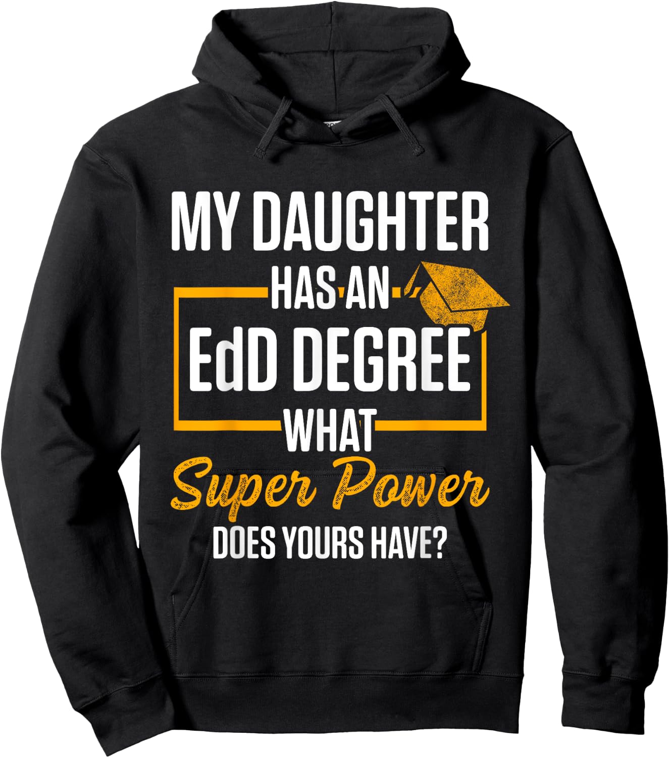 EdD Doctor of Education Daughter Doctorate Graduation Hoodie - Hoodie | Black