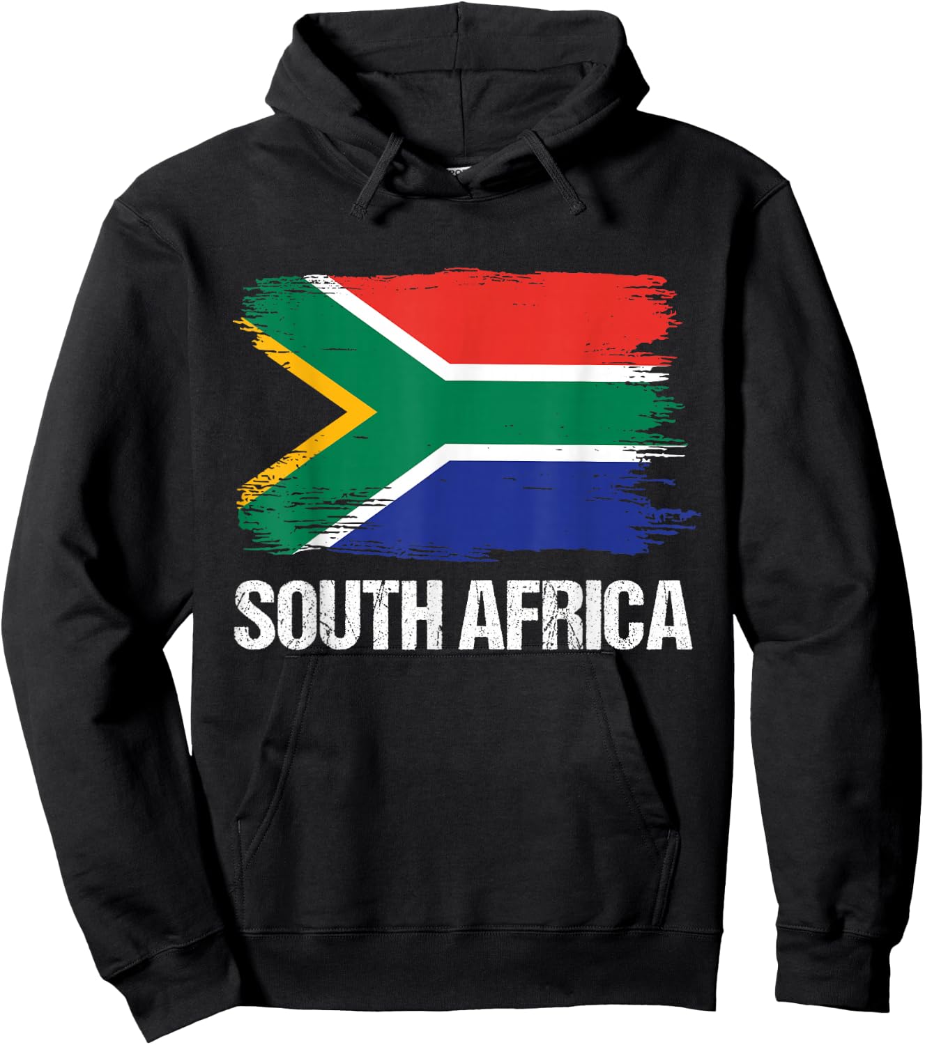 South Africa Flag Pride Patriotic Born South African Gift Hoodie - Hoodie | Black