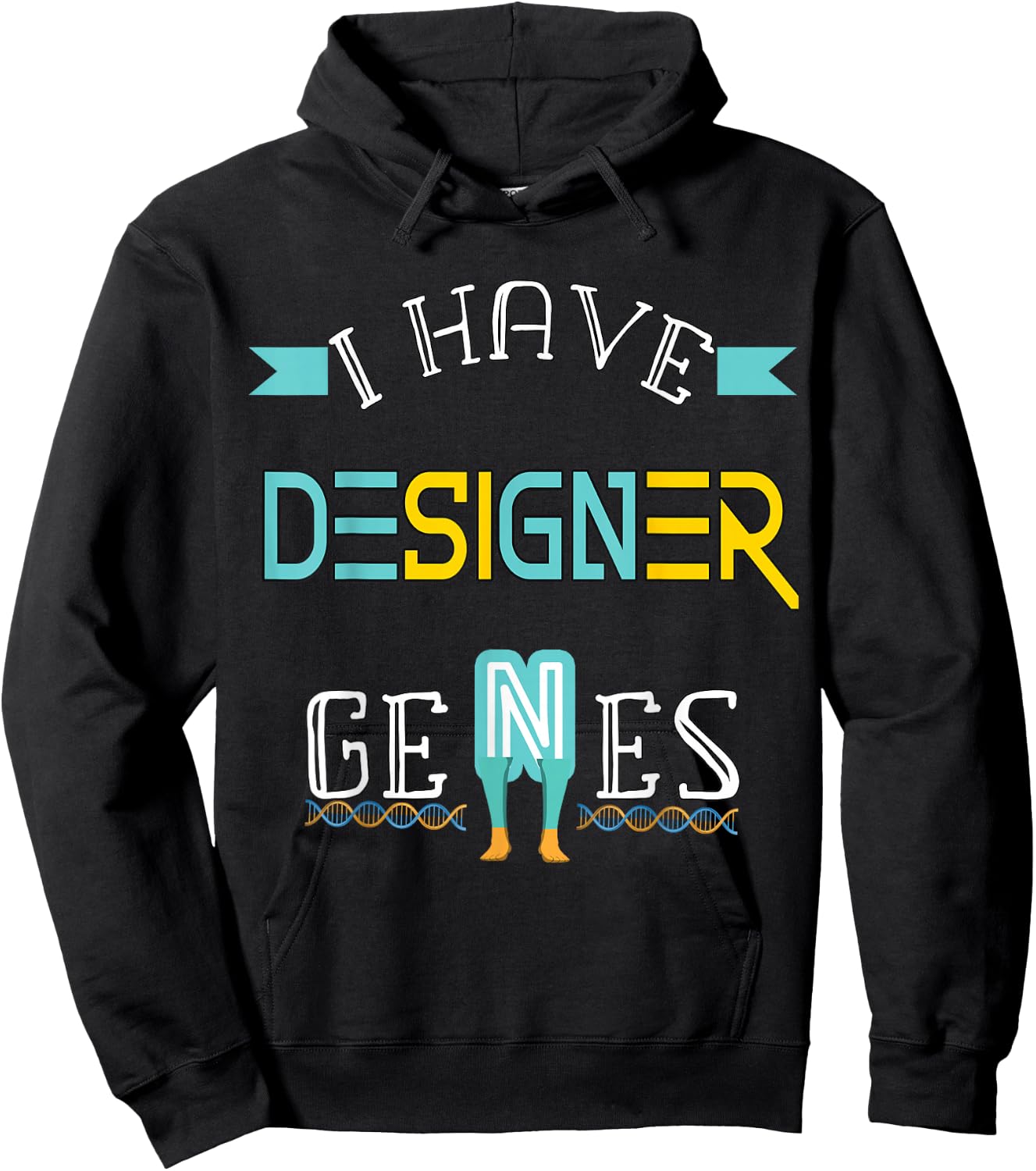 Down Syndrome Gift Teens Teenage Girls Boys DS Awareness Hoodie - Hoodie | Black