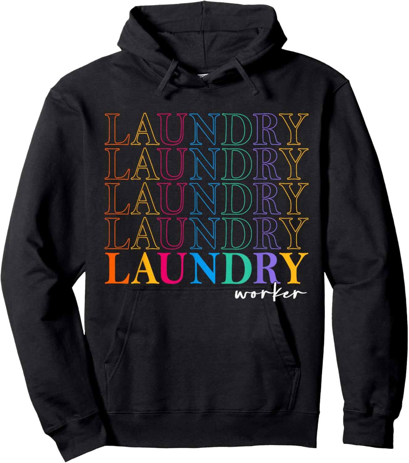 Laundry Worker Appreciation Week Healthcare Men Hoodie - Hoodie | Black
