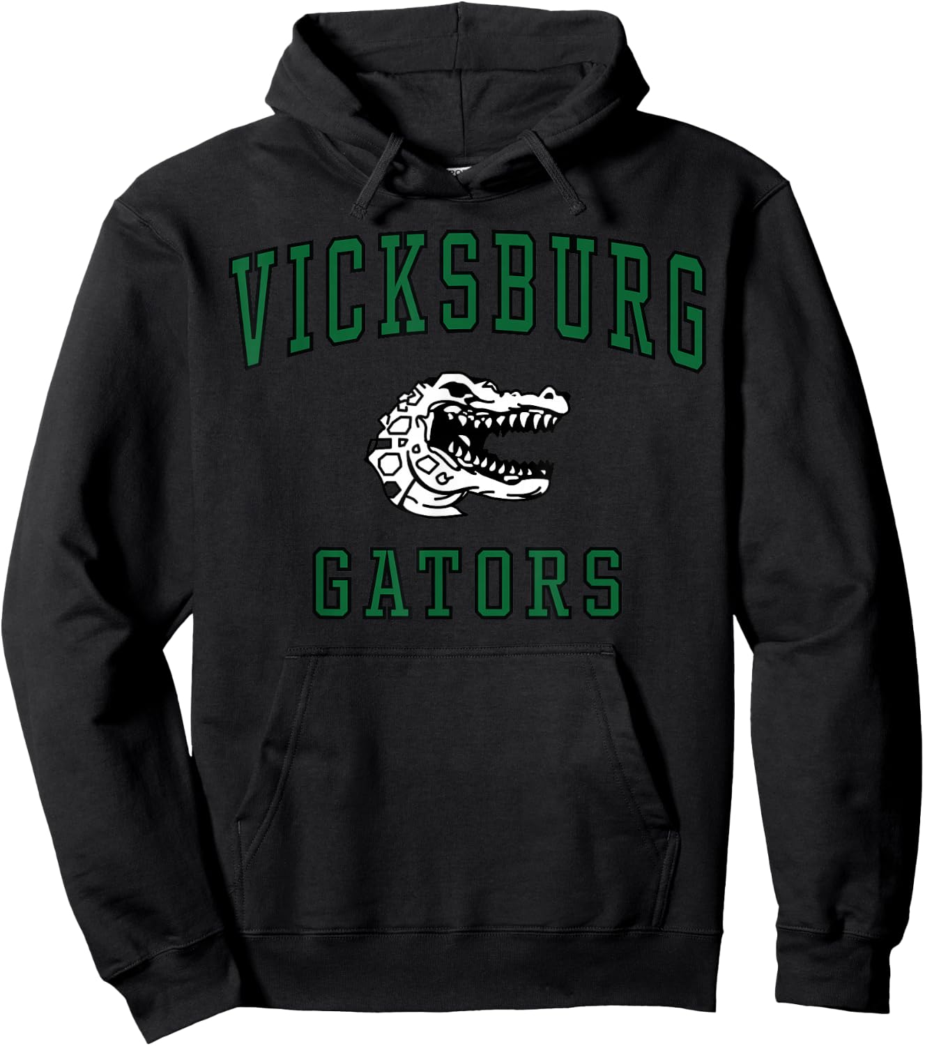 Vicksburg High School Gators C1 Hoodie - Hoodie | Black