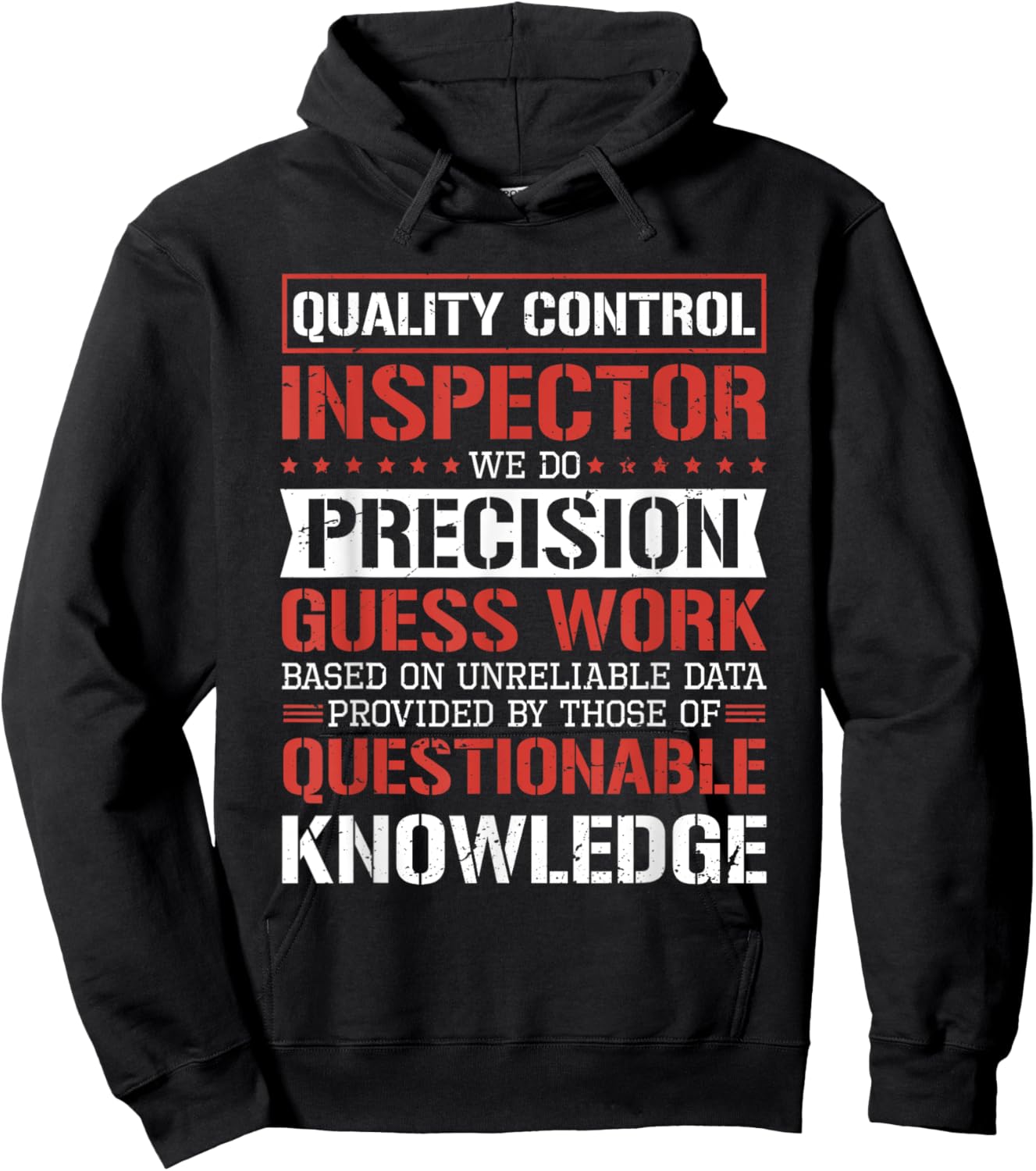 Quality Control Inspector Quote for Quality Inspectors Hoodie - Hoodie | Black