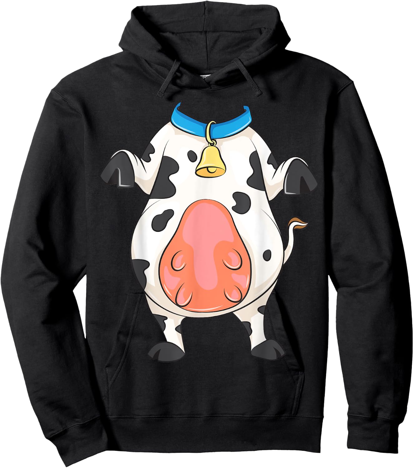 Headless Cow Costume Halloween | Cool Heifer Fan Funny Gift Hoodie - Hoodie | Black