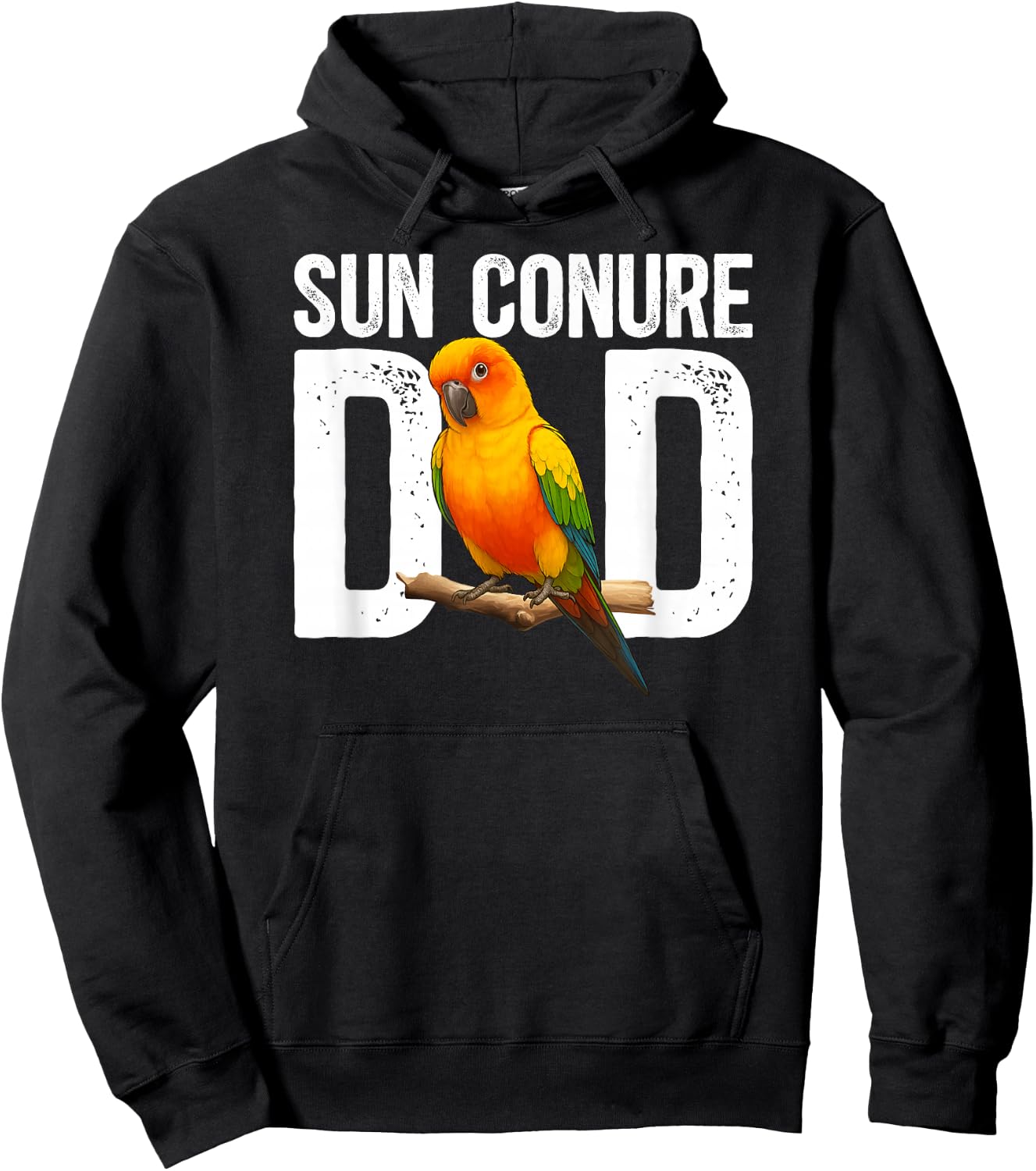 Sun Conure Dad Sun Conure Parrot Owner Sun Conure Lover Hoodie - Hoodie | Black