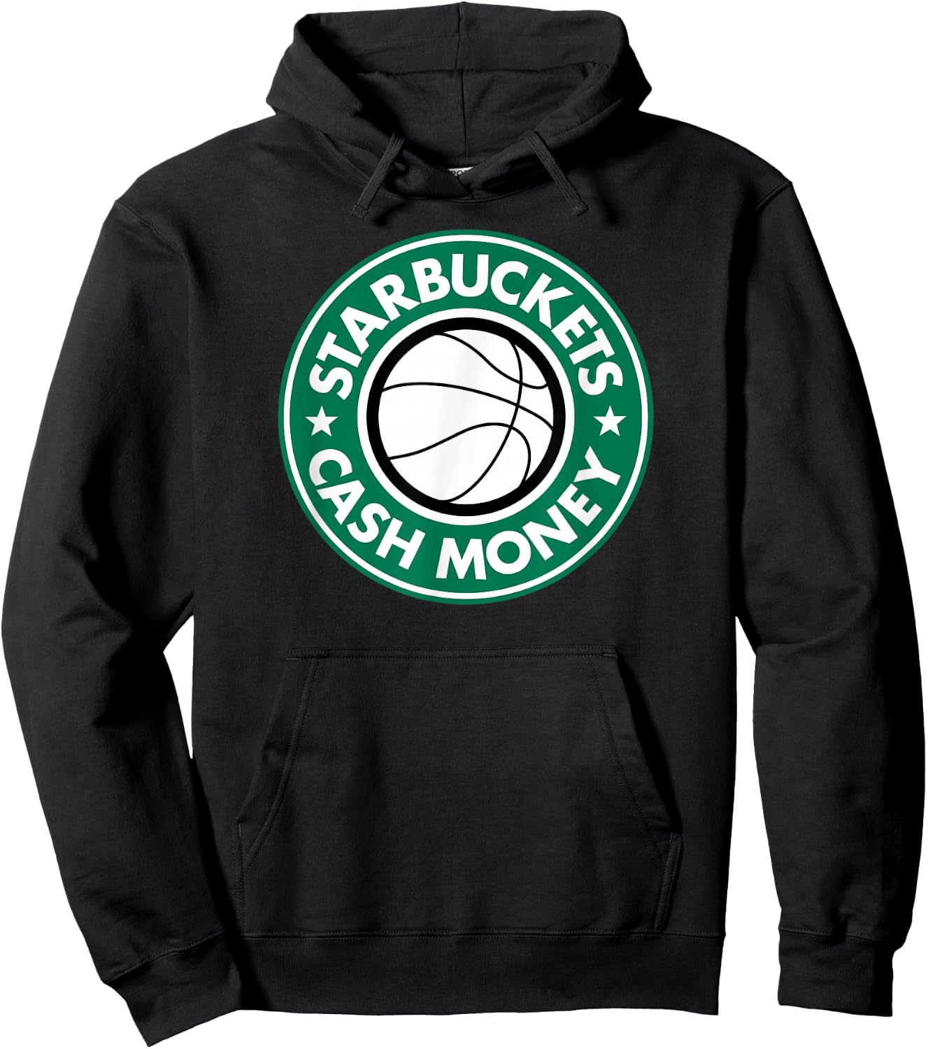 Starbuckets Cash Money Basketball Hoodie - Hoodie | Black