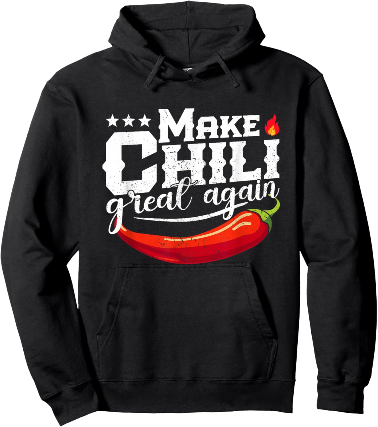 Make Chili Great Again Chili Cook-Off Competition Team Chef Hoodie - Hoodie | Black