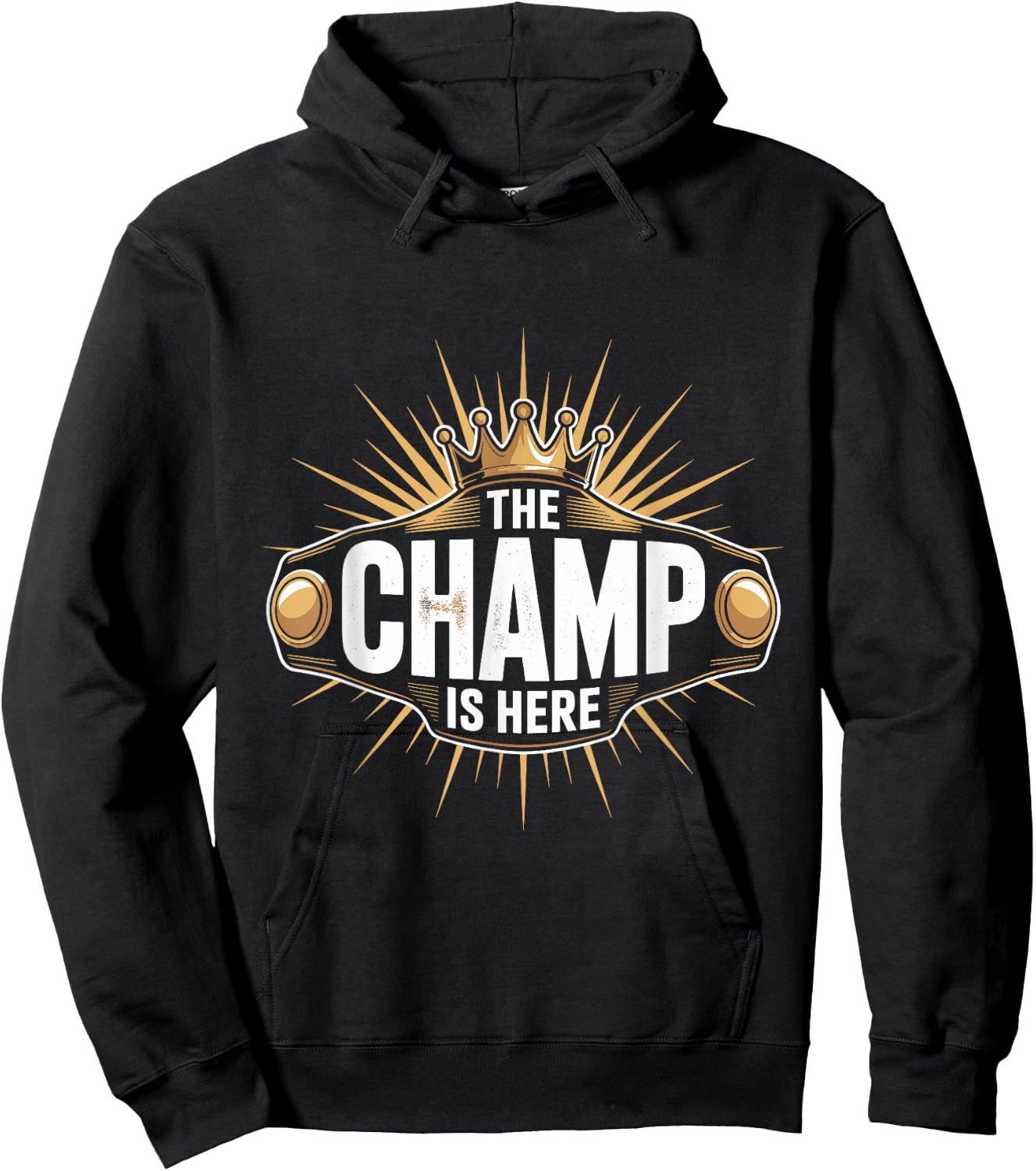 The Champ is Here Outfit Hoodie - Hoodie | Black