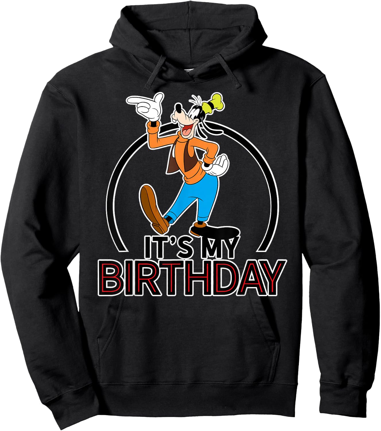 Disney - Goofy Birthday Hoodie - Hoodie | Black