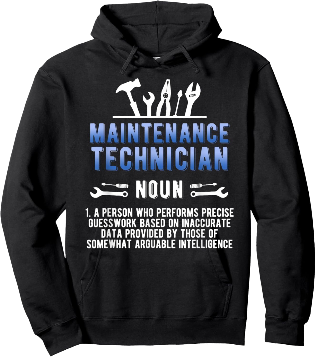 Maintenance Technician Definition Maintenance Tech Hoodie - Hoodie | Black