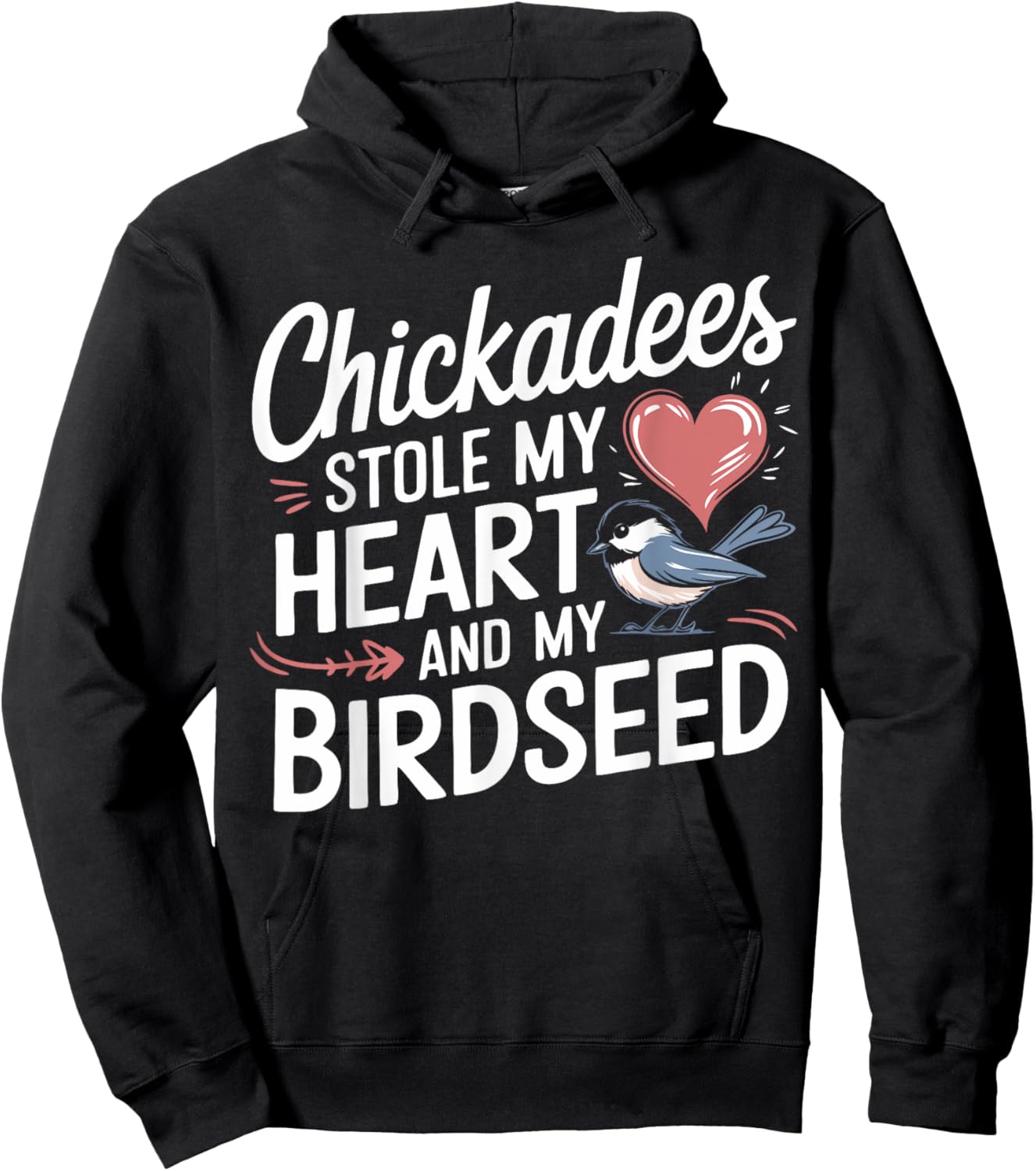 Chickadee Lover Cute Chickadees Hoodie - Hoodie | Black