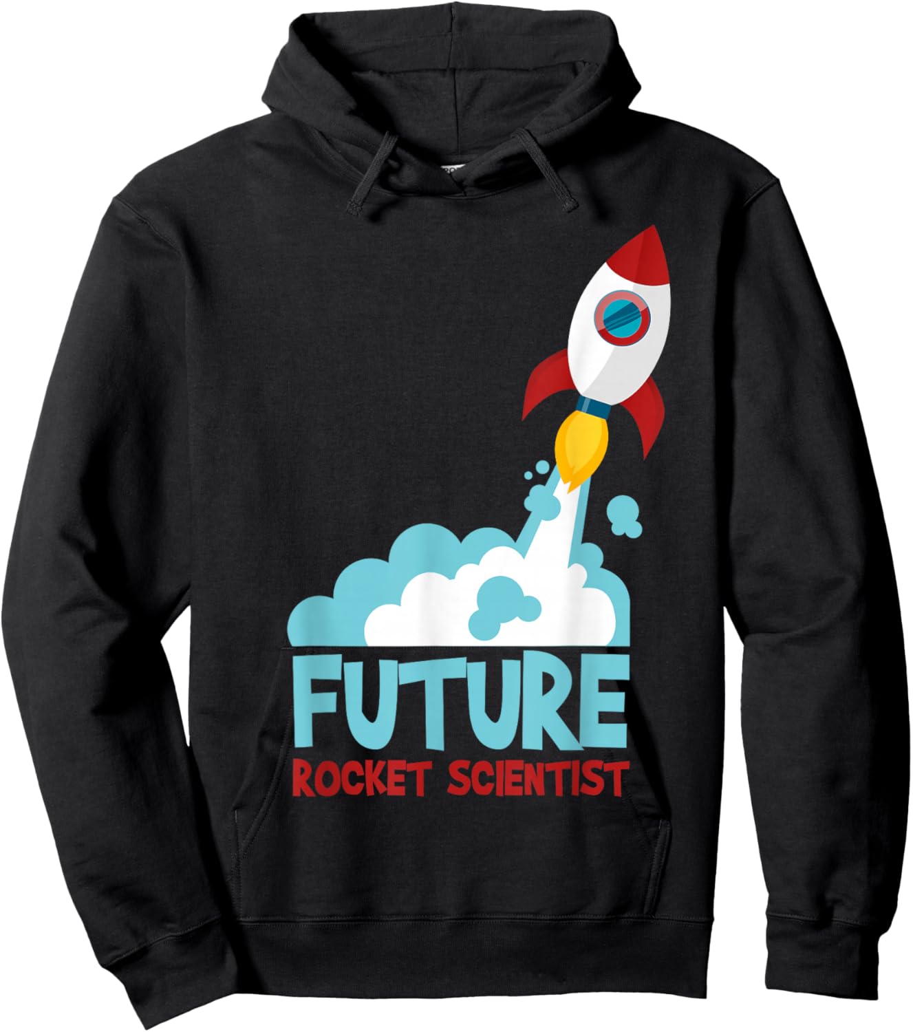 Future Scientist Science Rocket Ship Kids Gift Astronaut Hoodie - Hoodie | Black