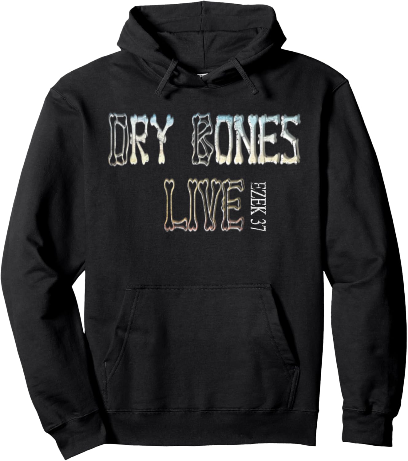 Dry Bones Rattle Hear Word Of The Lord Cool Christian Faith Hoodie - Hoodie | Black