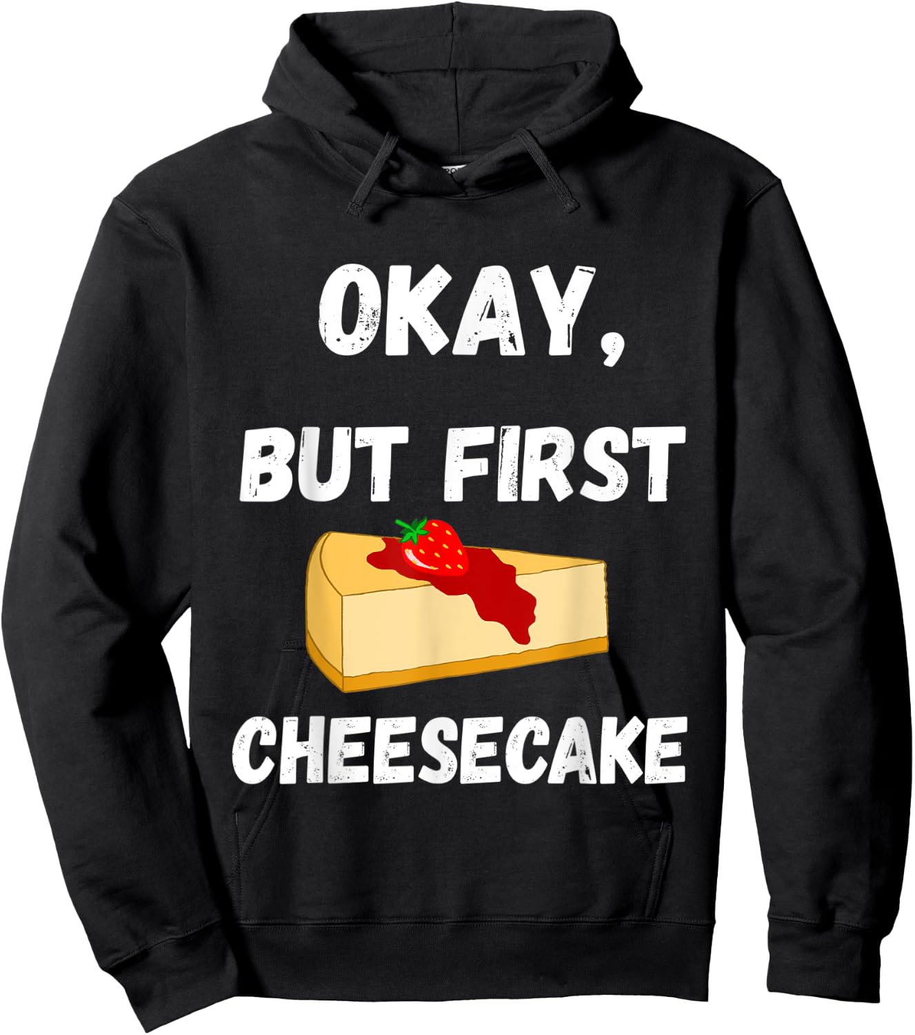 Sweet Cheese Cake Confectioner First Cheese Cake Dessert Hoodie - Hoodie | Black