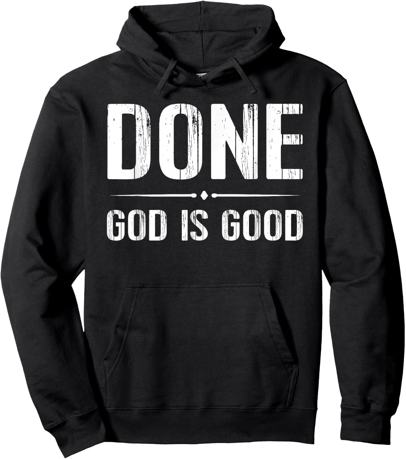 Done Finish End Chemo God Good Cancer Hoodie - Hoodie | Black