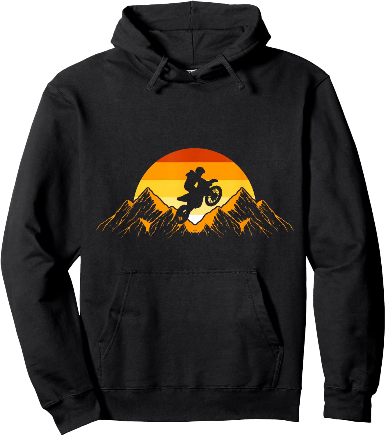 MX Motocross Biker Dirt Bike - Supercross Hoodie - Hoodie | Black