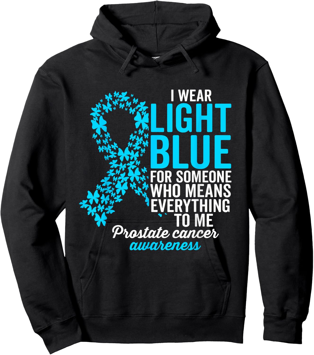 Prostate Cancer Support Squad Family Prostate Cancer Hoodie - Hoodie | Black