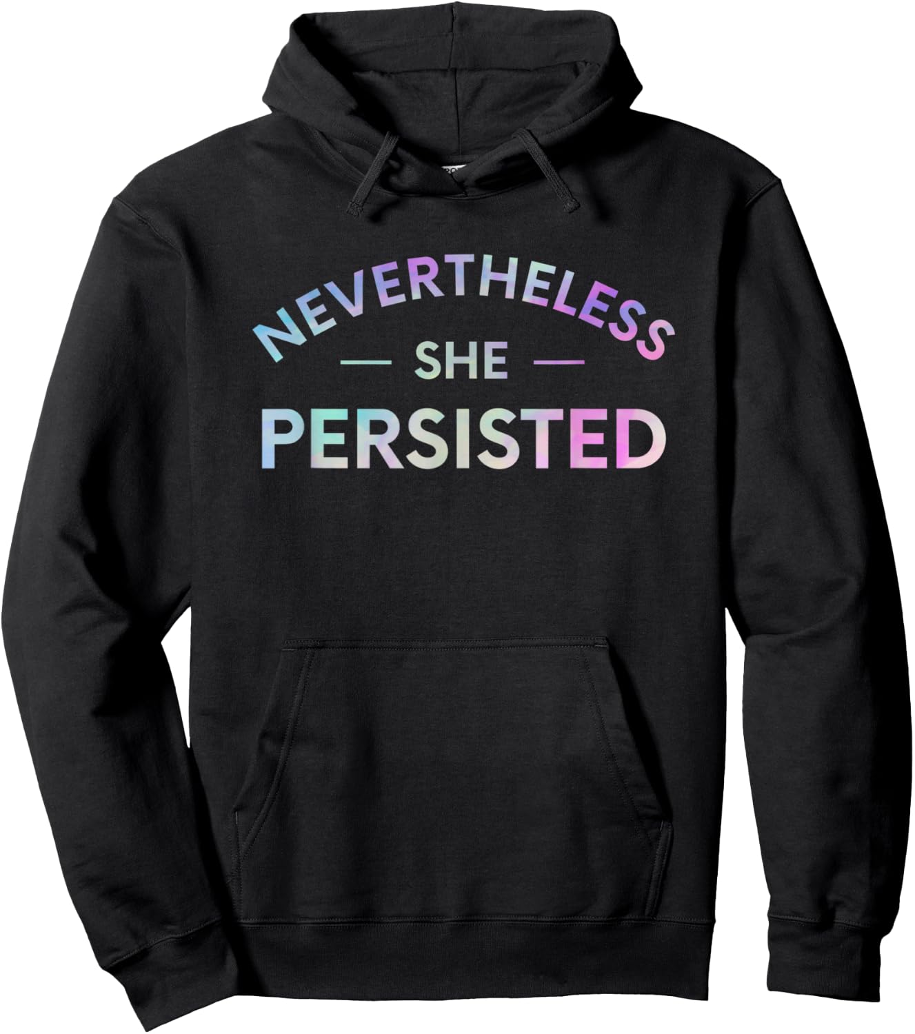 Nevertheless She Persisted Inspirational Feminist Workout Hoodie - Hoodie | Black