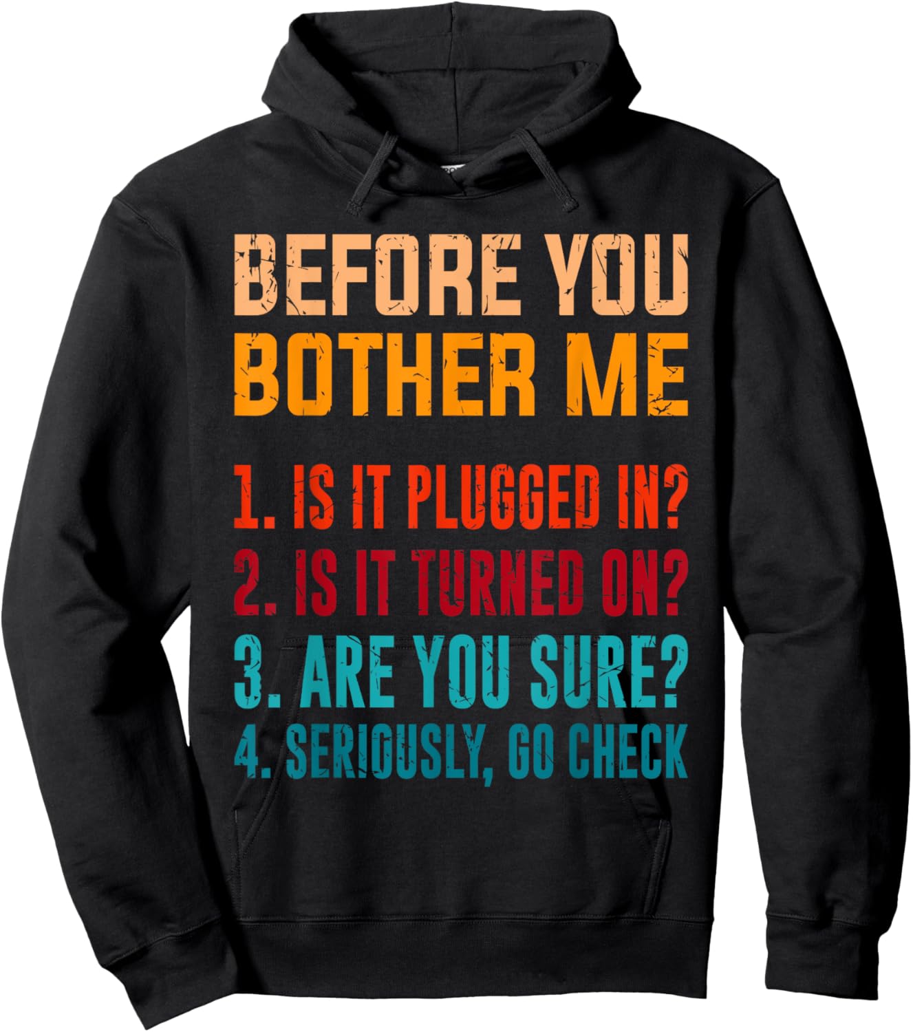 Funny Information Technology Tech | Technical Support Hoodie - Hoodie | Black