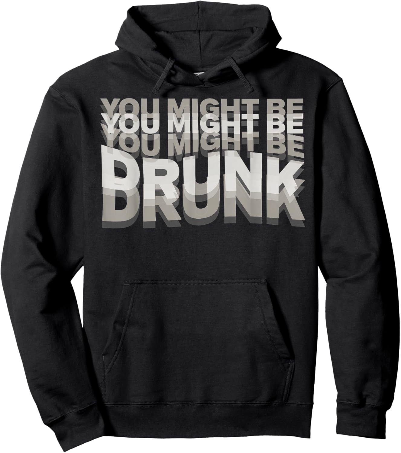 You may be drunk , Black, S Hoodie - Hoodie | Black