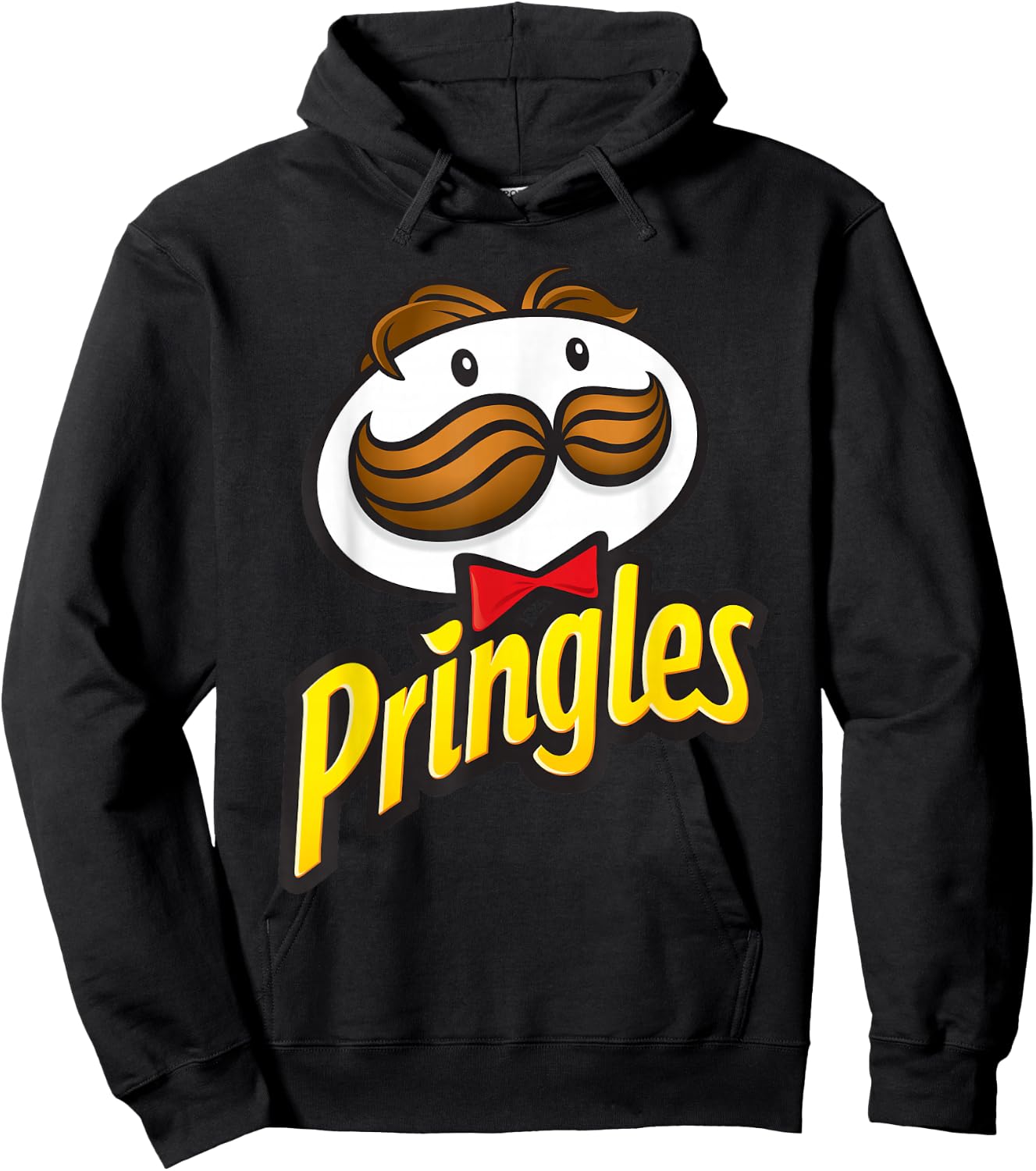 Pringle's Logo T Shirt Hoodie - Hoodie | Black