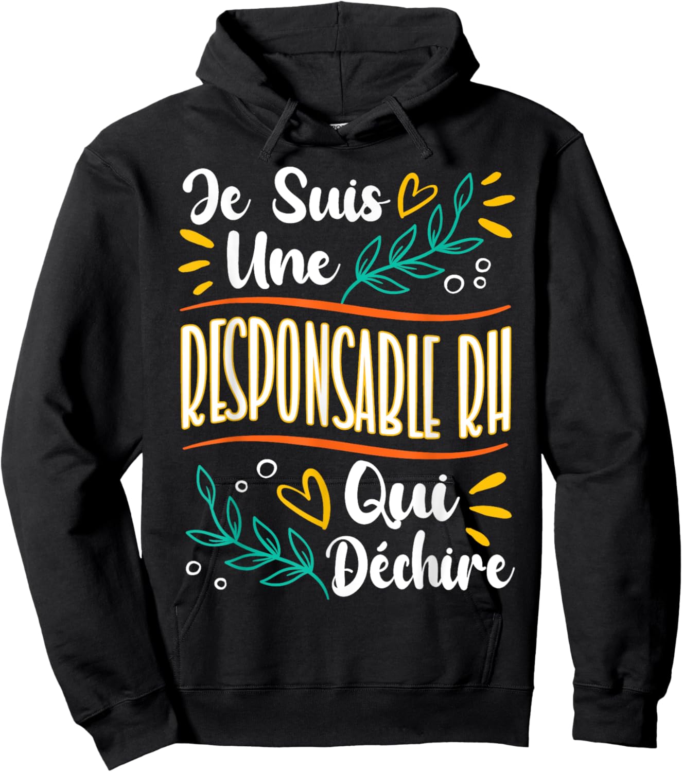 An HR Manager Who Rears Gift Human Resources , Black, S Hoodie - Hoodie | Black