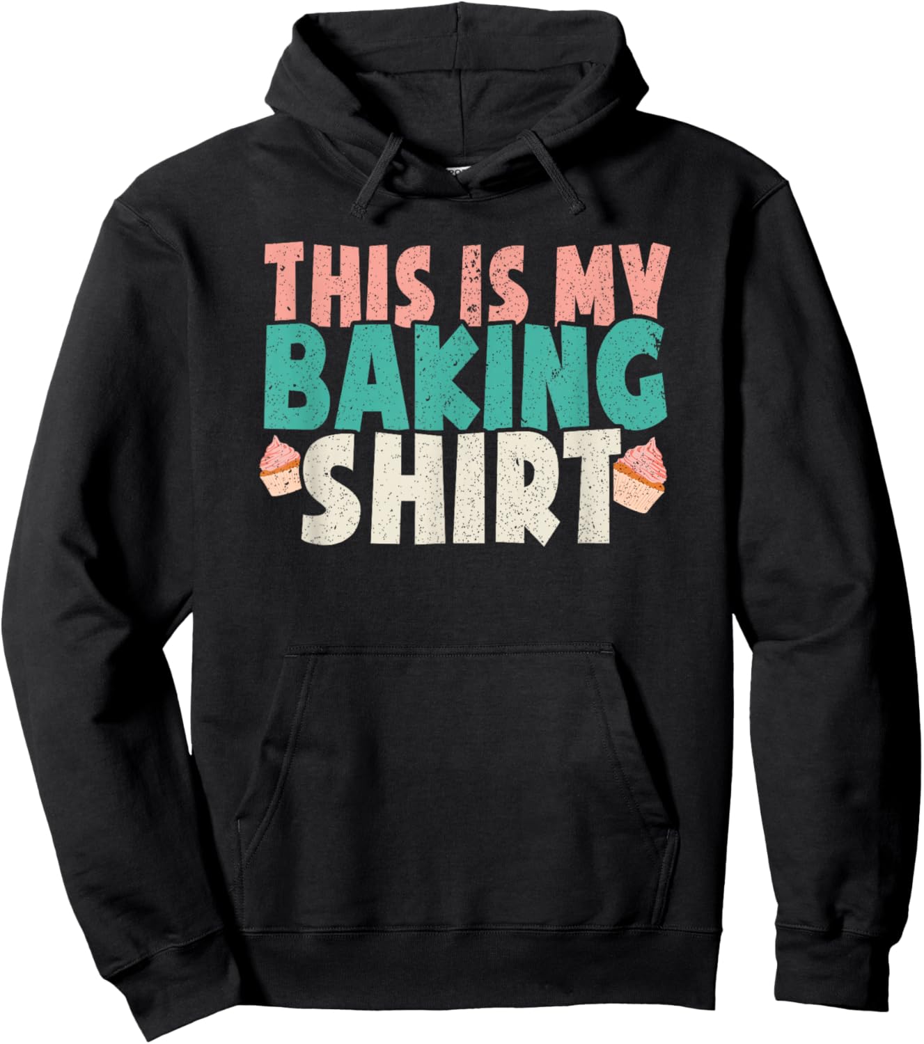 Cupcake & Cookie Baking Crew Decorator Chef Pastry Baker Hoodie - Hoodie | Black