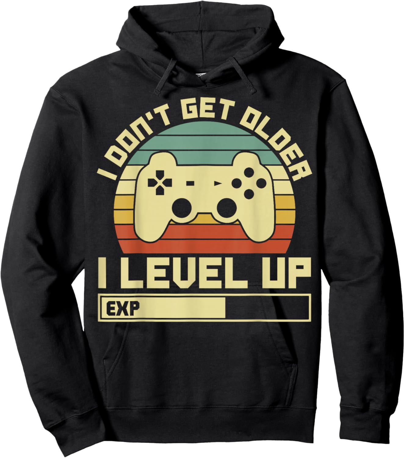Gaming Ich Werde Nicht Älter Ich Level Up Gamer Hoodie - Hoodie | Black