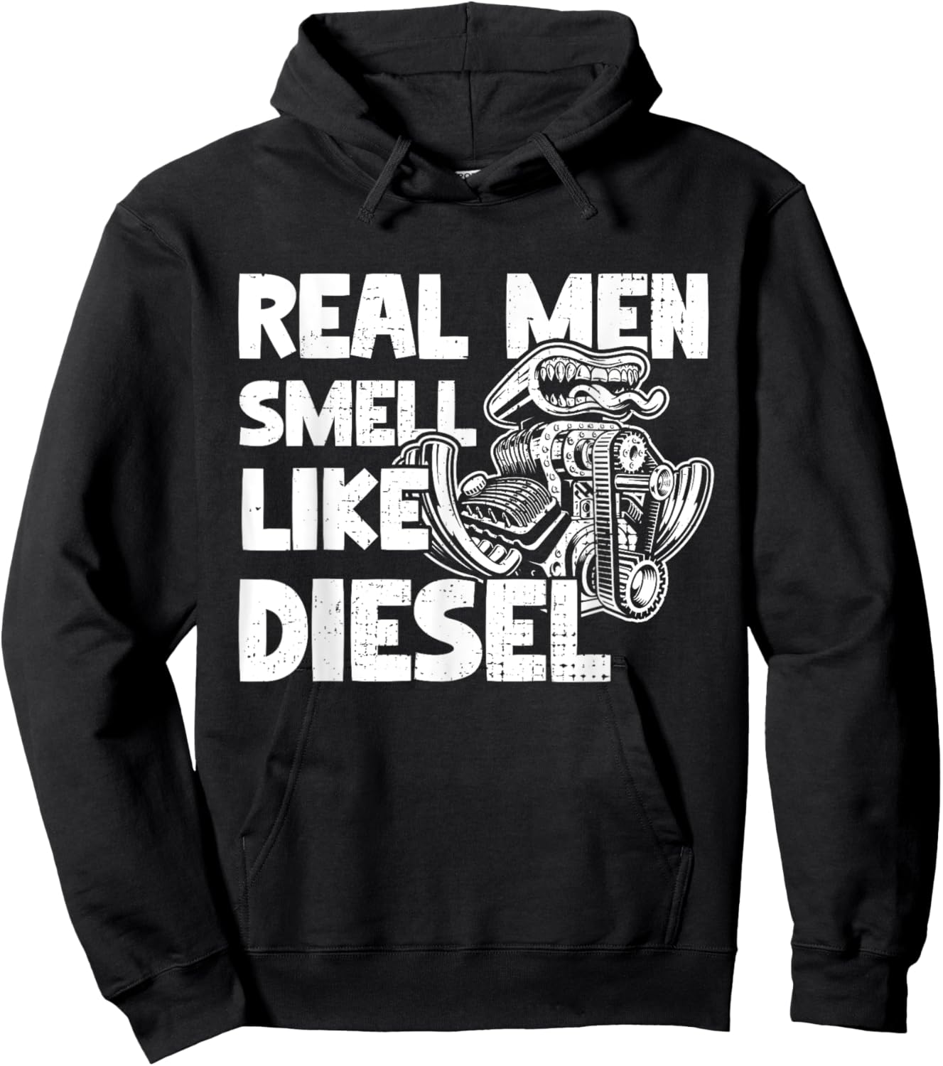 Awesome Diesel Gifts Like A Regular Mechanic Apparel Hoodie - Hoodie | Black