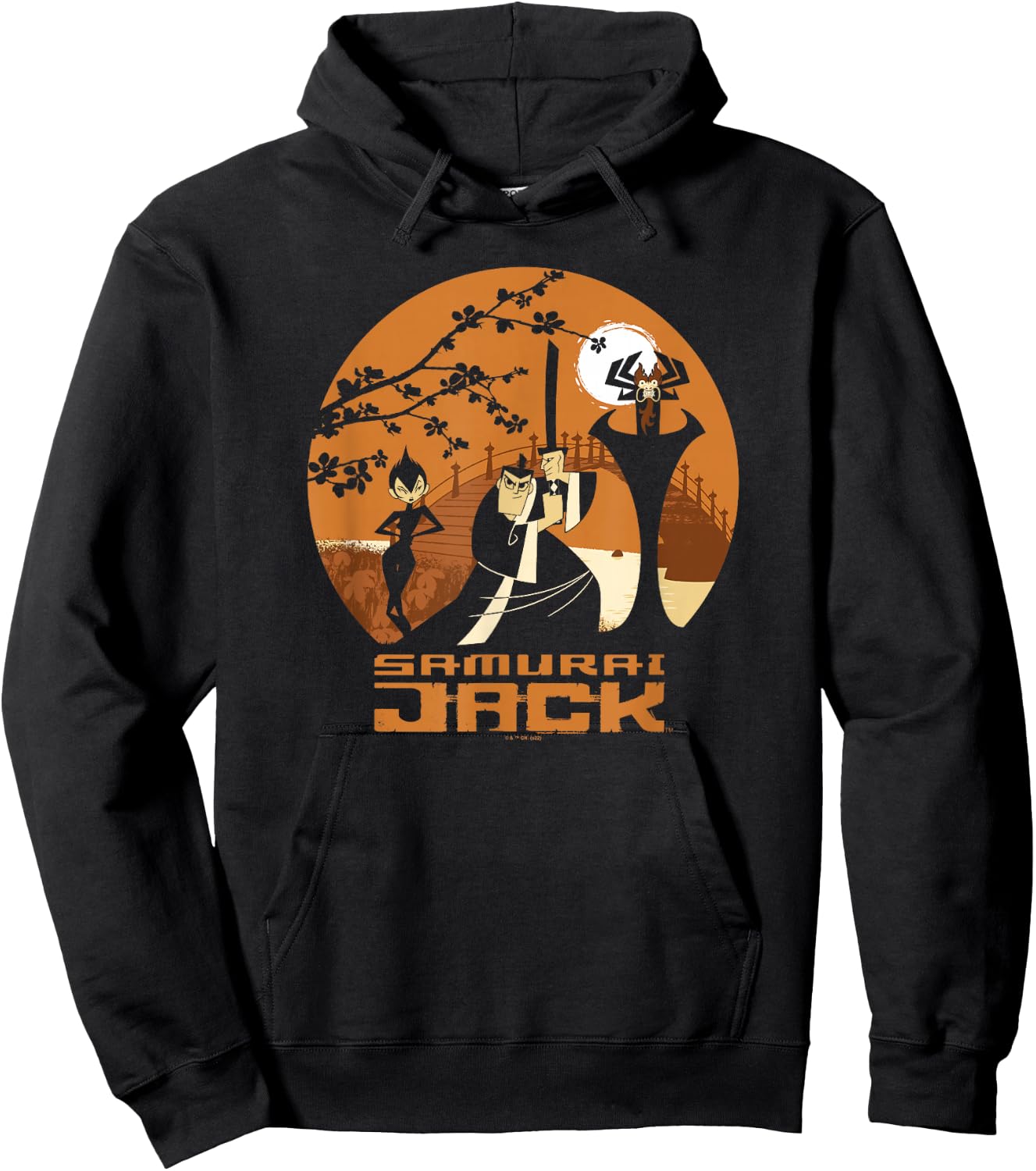 Samurai Jack Halloween Group Shot Character Poster Hoodie - Hoodie | Black