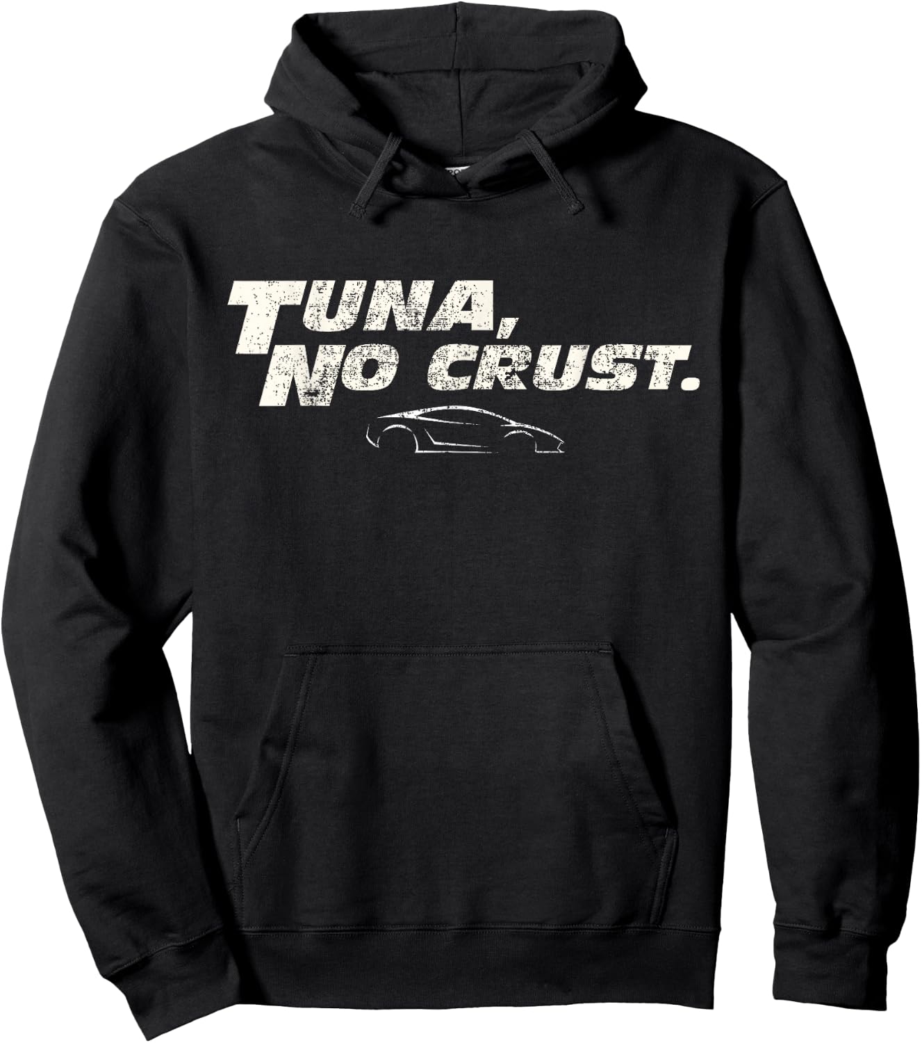 Fast Car Quote Tuna No Crust Gift Small Hoodie - Hoodie | Black