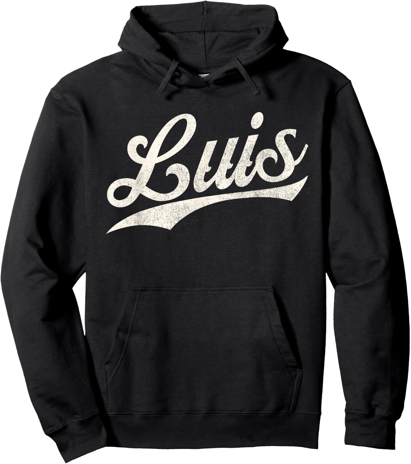 Luis Name, Retro Vintage Luis Given Name Hoodie - Hoodie | Black
