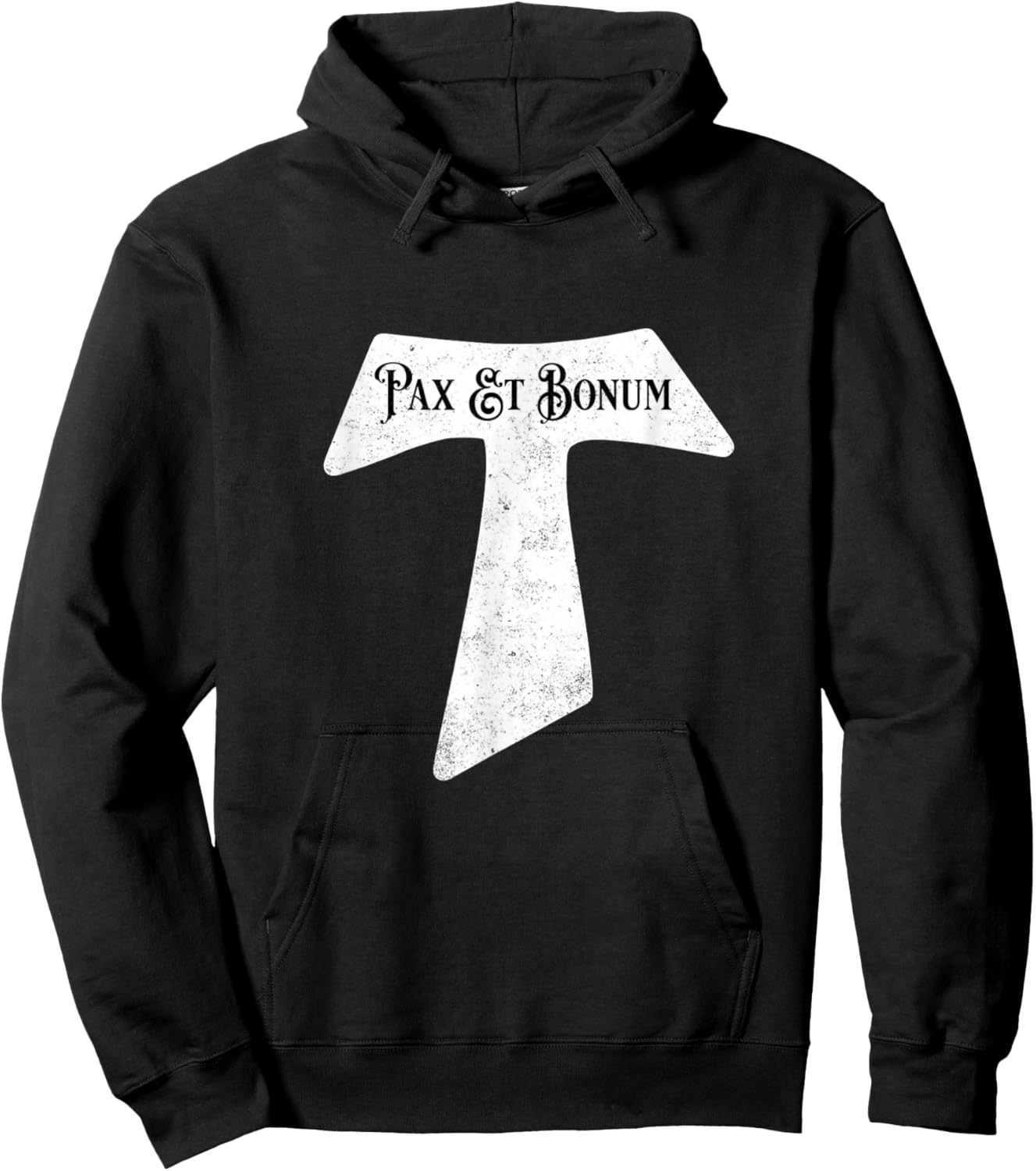 Retro Tau Cross Hoodie - Hoodie | Black