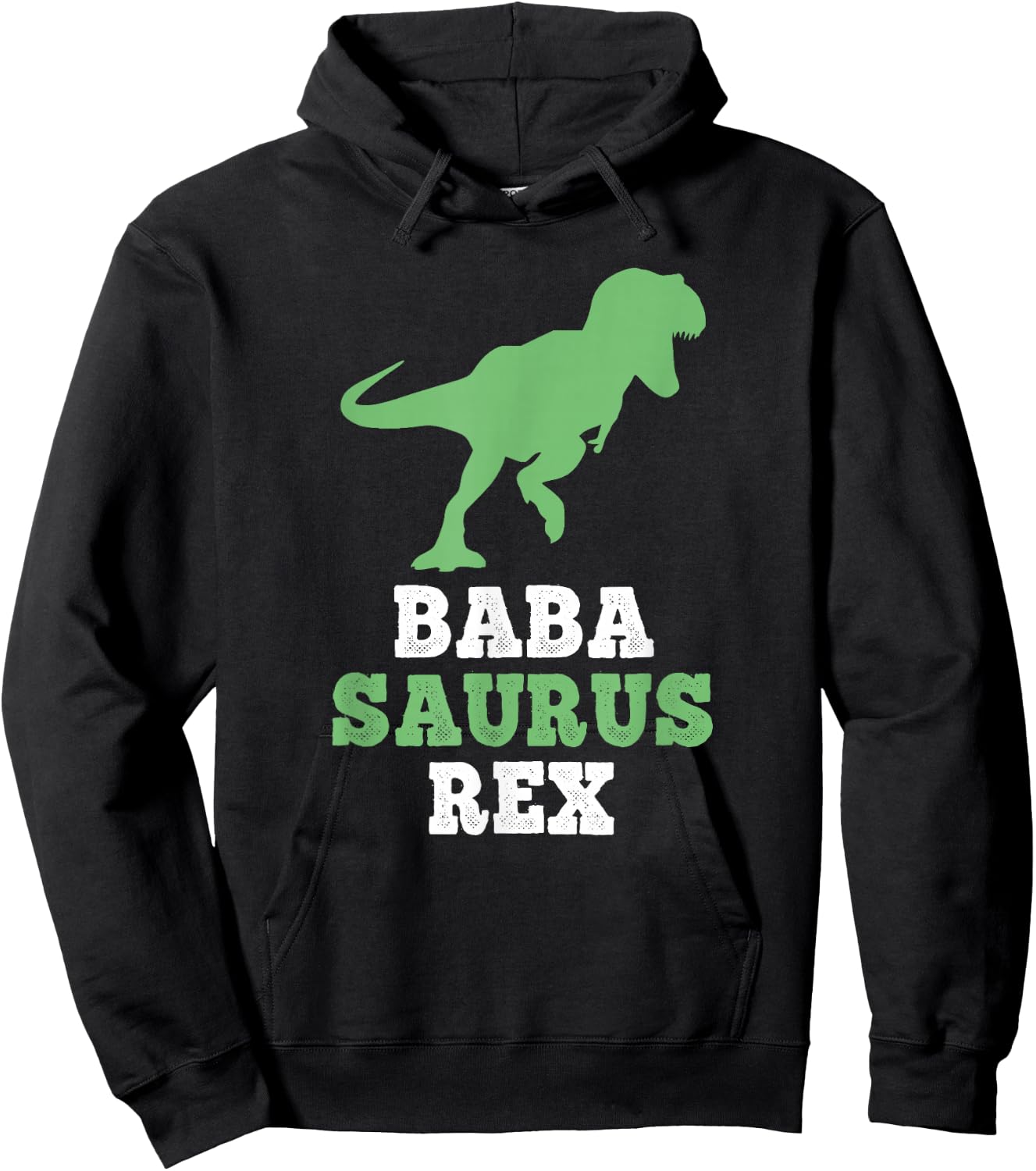 BabaSaurus Rex Dino Dinosaur Funny Baba-Saurus Hoodie - Hoodie | Black