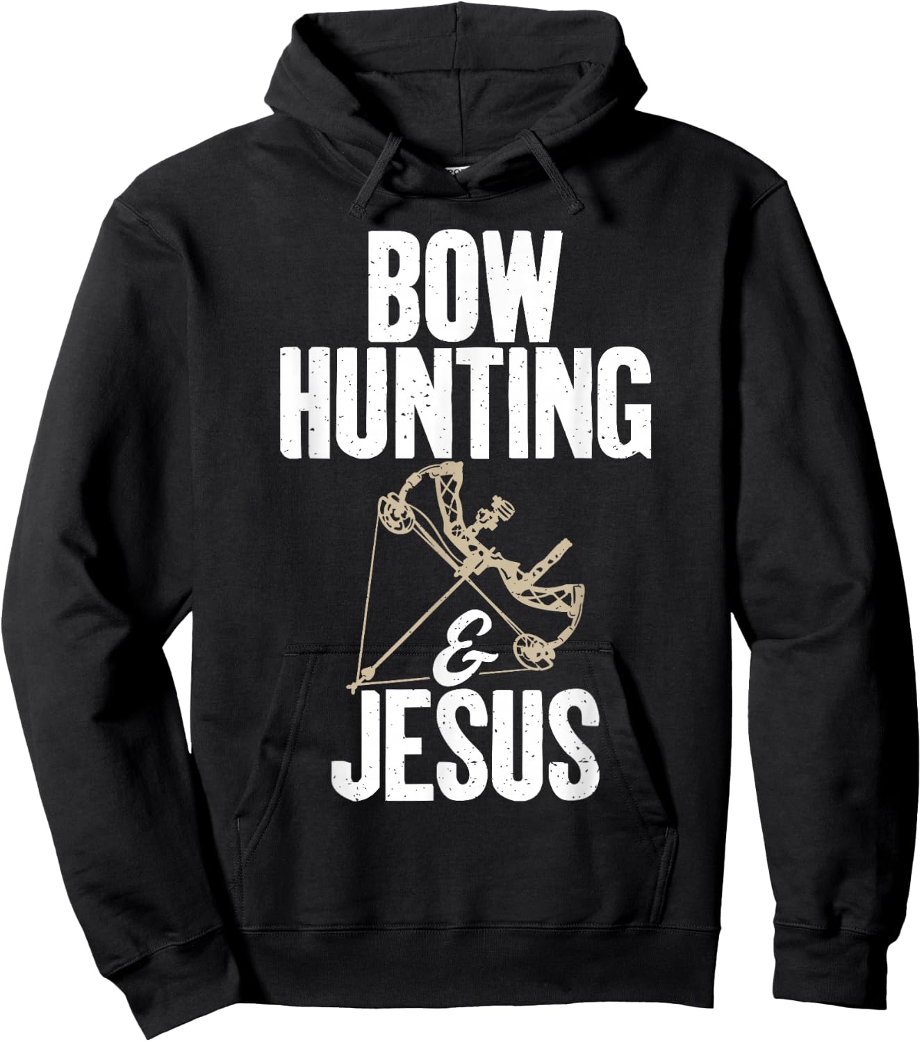 Bow Hunting and Jesus Bowhunting Hoodie - Hoodie | Black