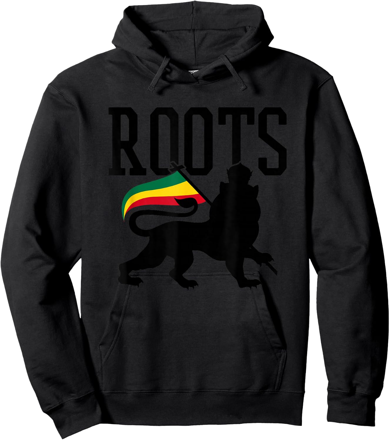 Reggae Roots Lion Of Judah Rastafari Rasta Music Gift Hoodie - Hoodie | Black