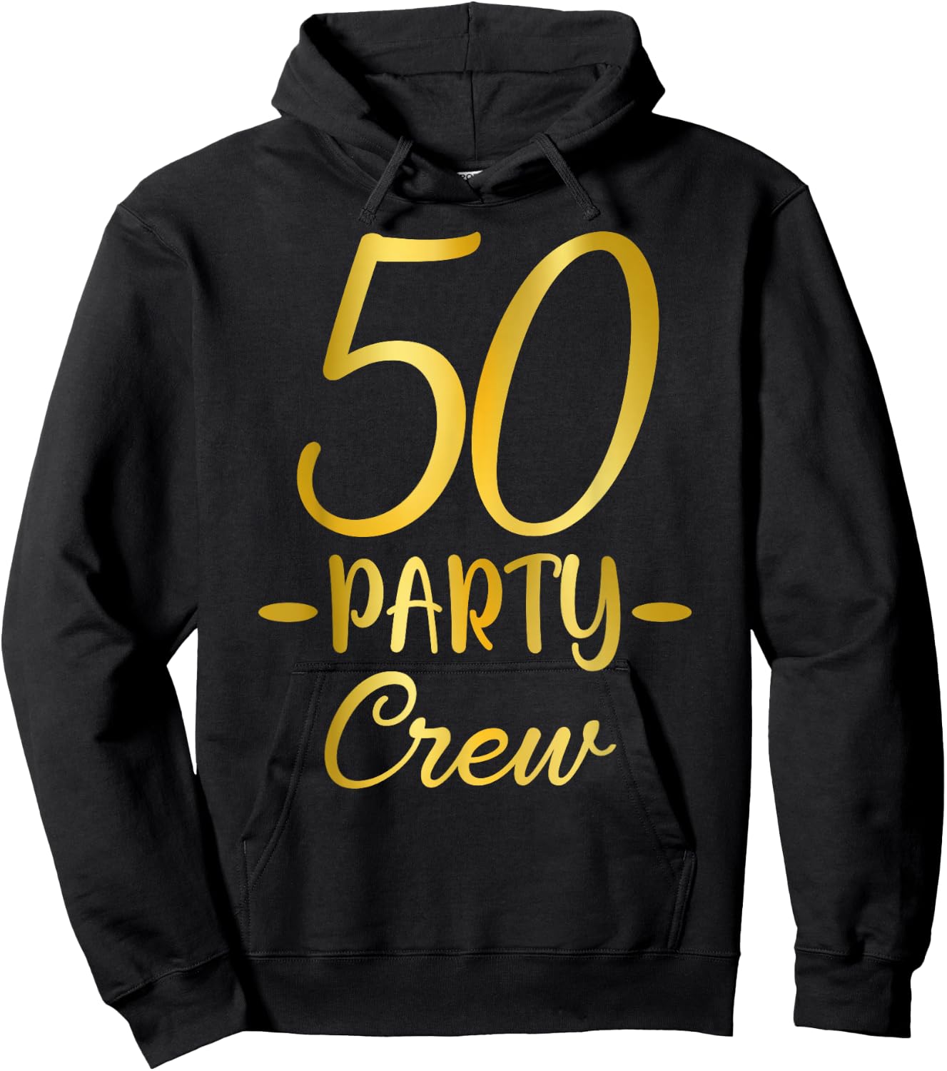 50 Party Crew 50th Birthday Group Friends Drinking Beers Hoodie - Hoodie | Black