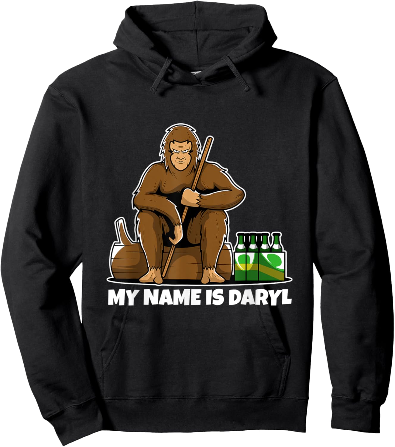 My Name is Daryl Bigfoot Hoodie - Hoodie | Black