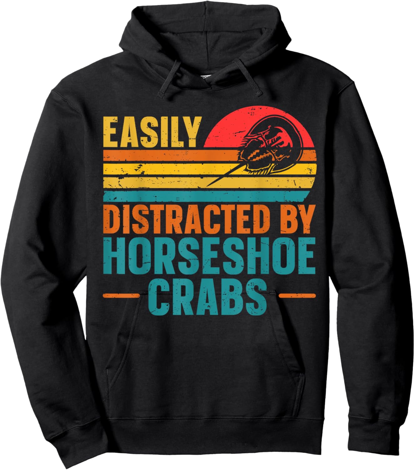 Horseshoe crab Quote for a Horseshoe crab lover Hoodie - Hoodie | Black
