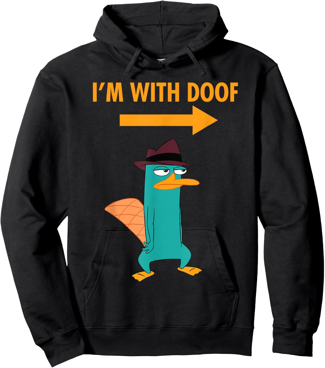 Phineas and Ferb: Candace Against The Universe I'm with Doof Small Hoodie - Hoodie | Black