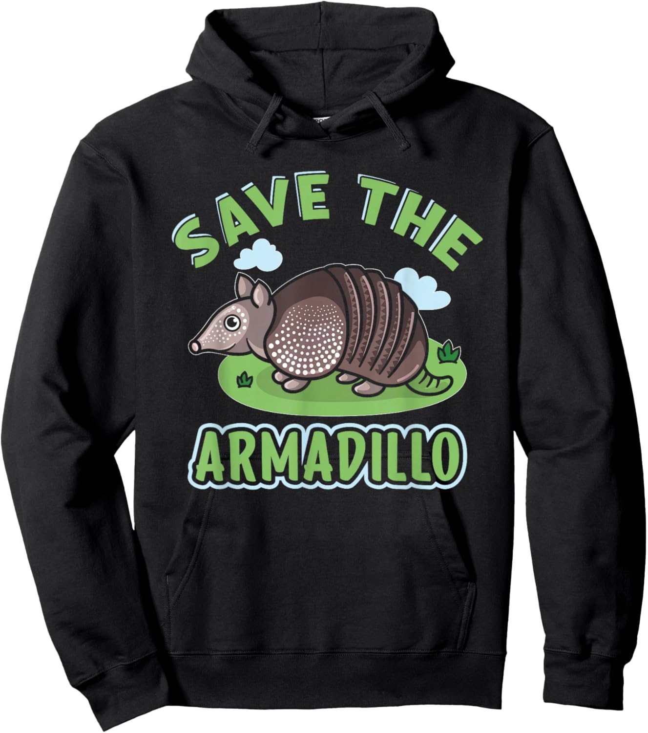 Save The Armadillo Hoodie - Hoodie | Black