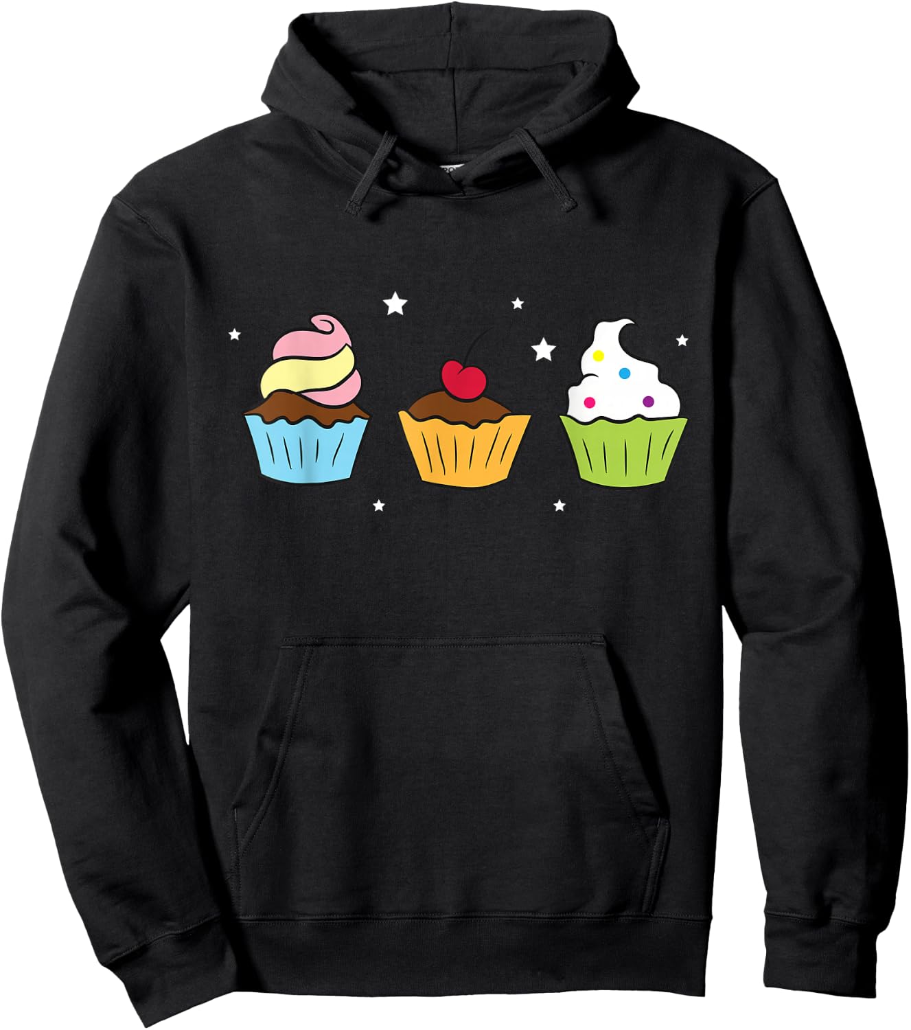 Cupcakes Baking Sweet Cupcakes Sweet Cupcake Baking Hoodie - Hoodie | Black