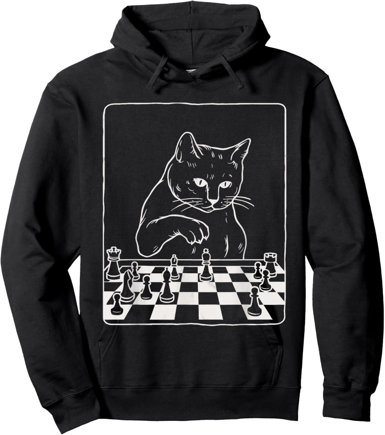 T-Shirt Hoodie - Hoodie | Black